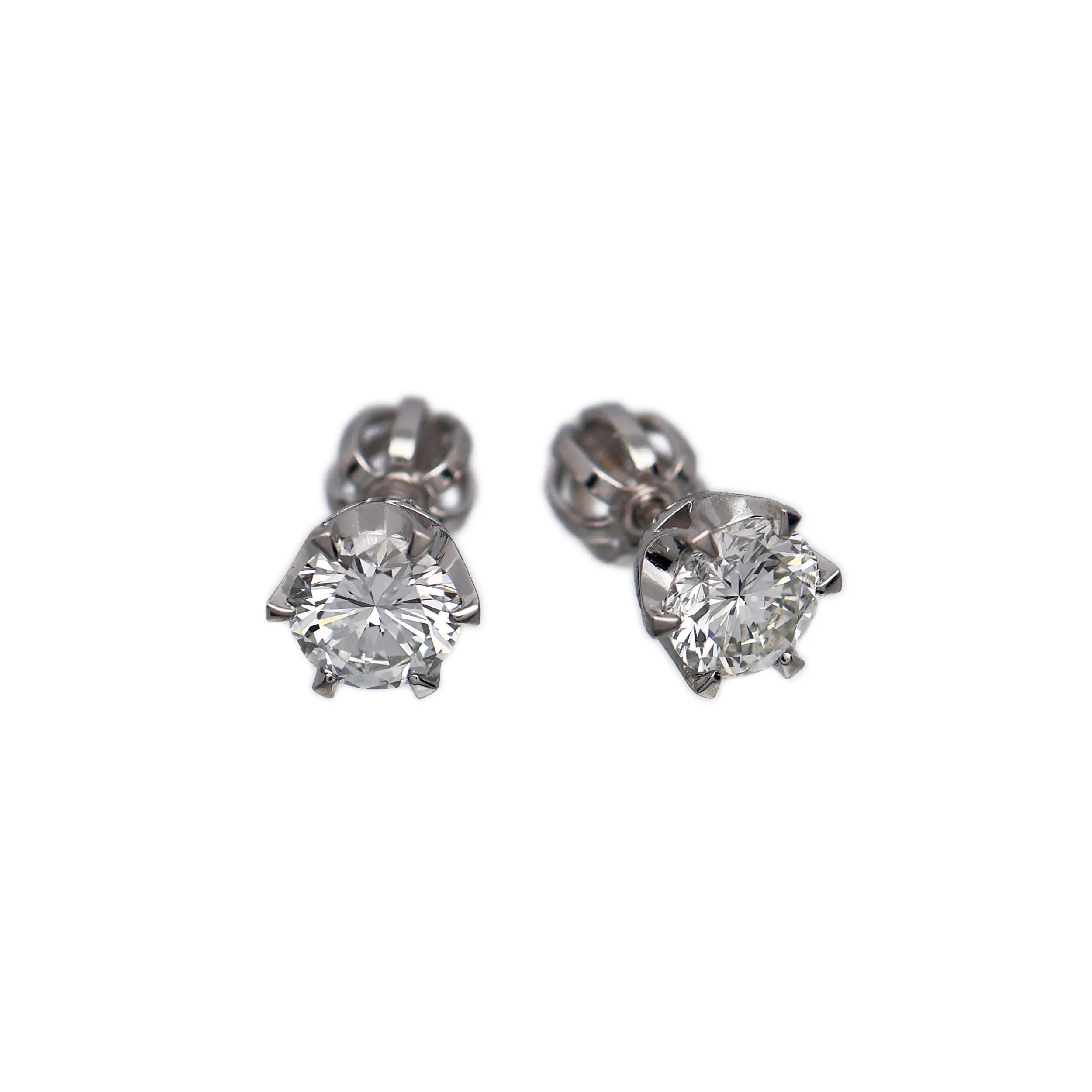 Zlaté náušnice s brilianty 1,01 ct + GIA mezinárodní certifikát - 3