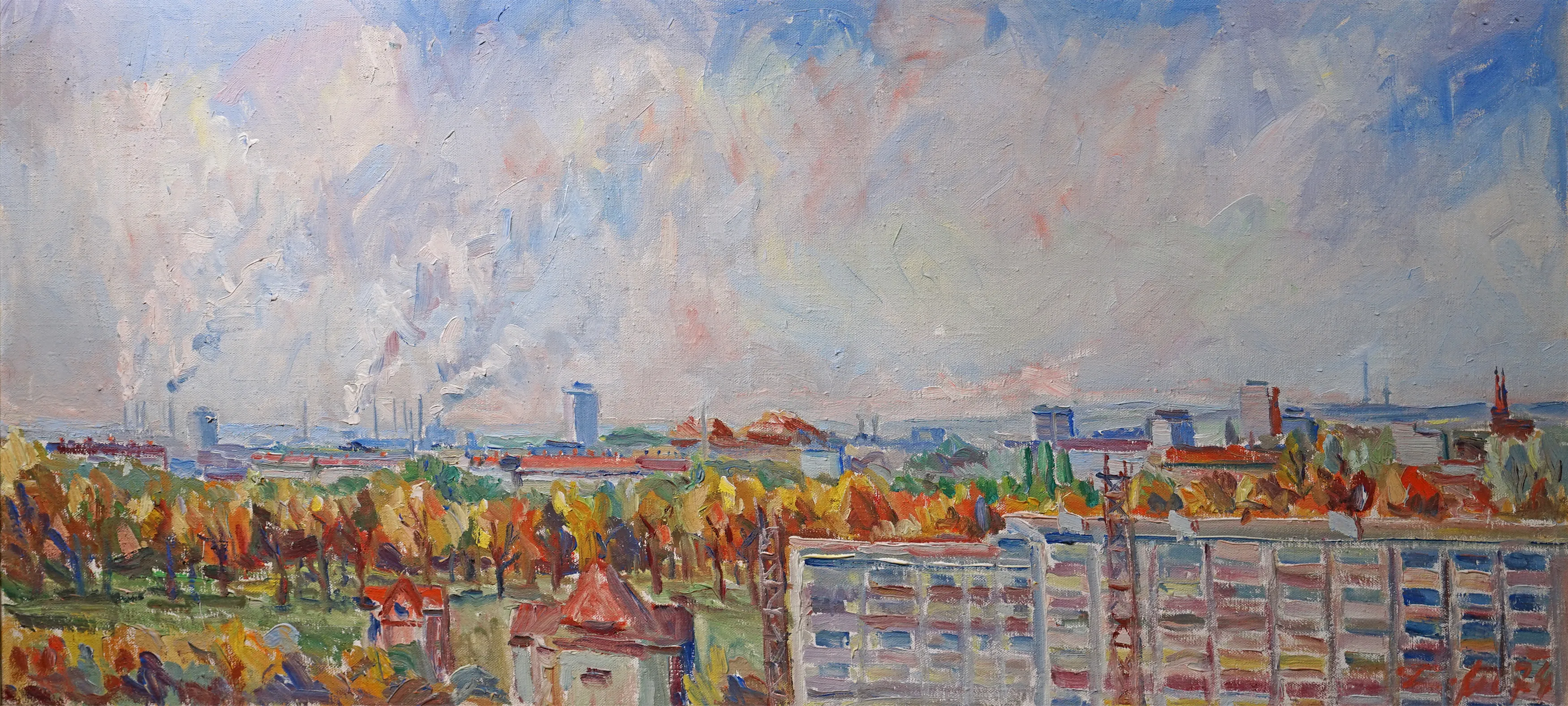 Josef Tofel – Ostrava – Pohled z Bazalů - 2