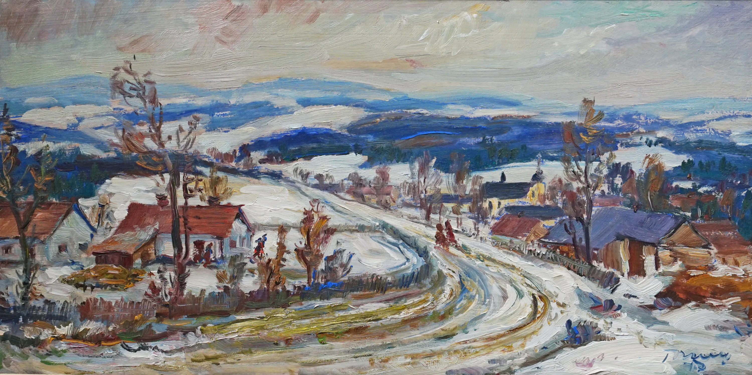 Antonín Tomek – Zimní krajina - 2
