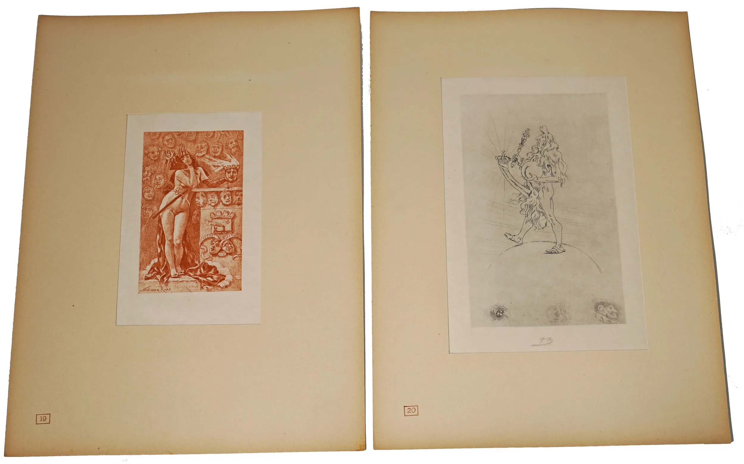 Felicien Rops – 42 Ks – Erotické dílo Feliciena Ropse 1905 - 11