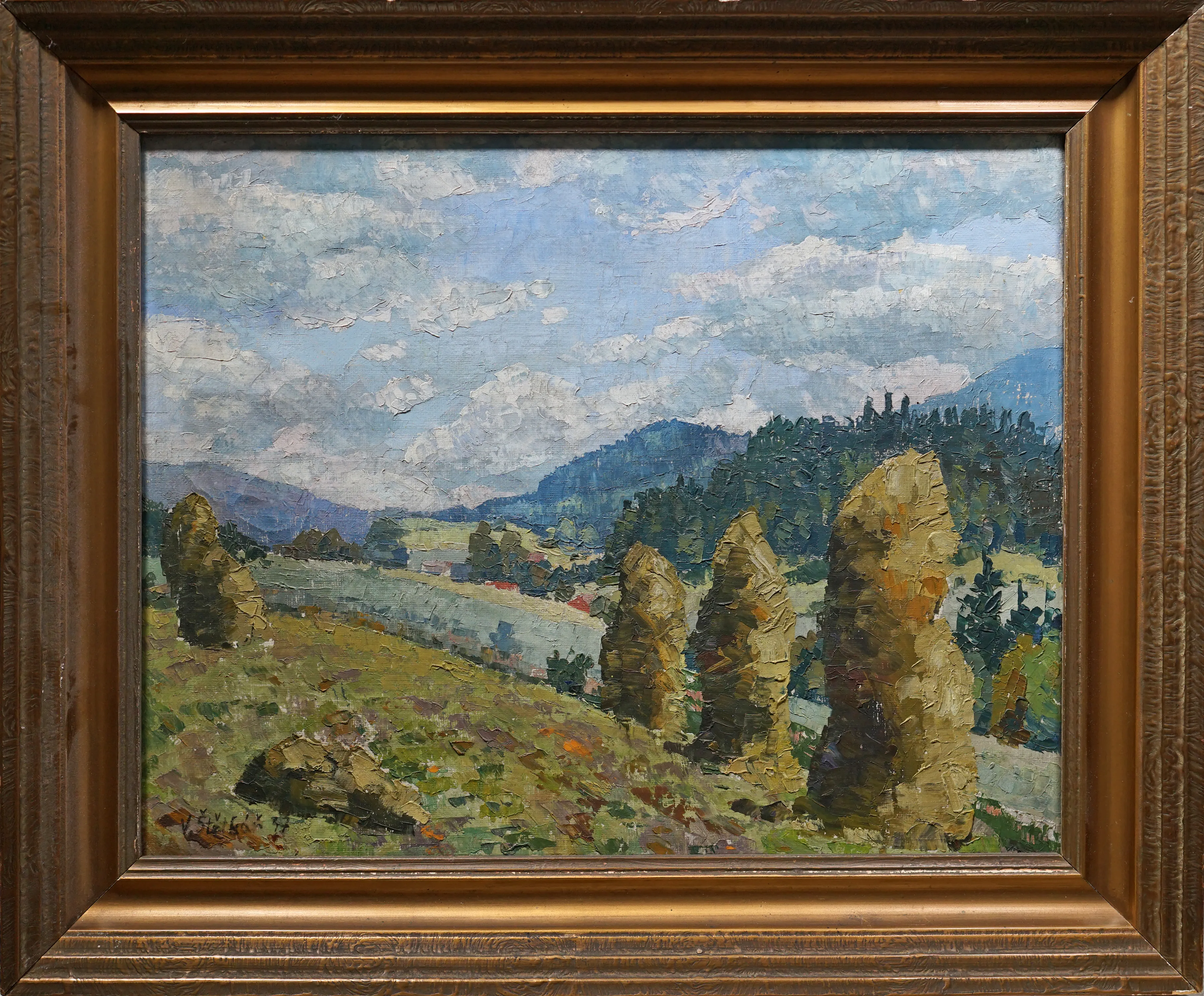 Karel Štětkář – Krajina se snopy