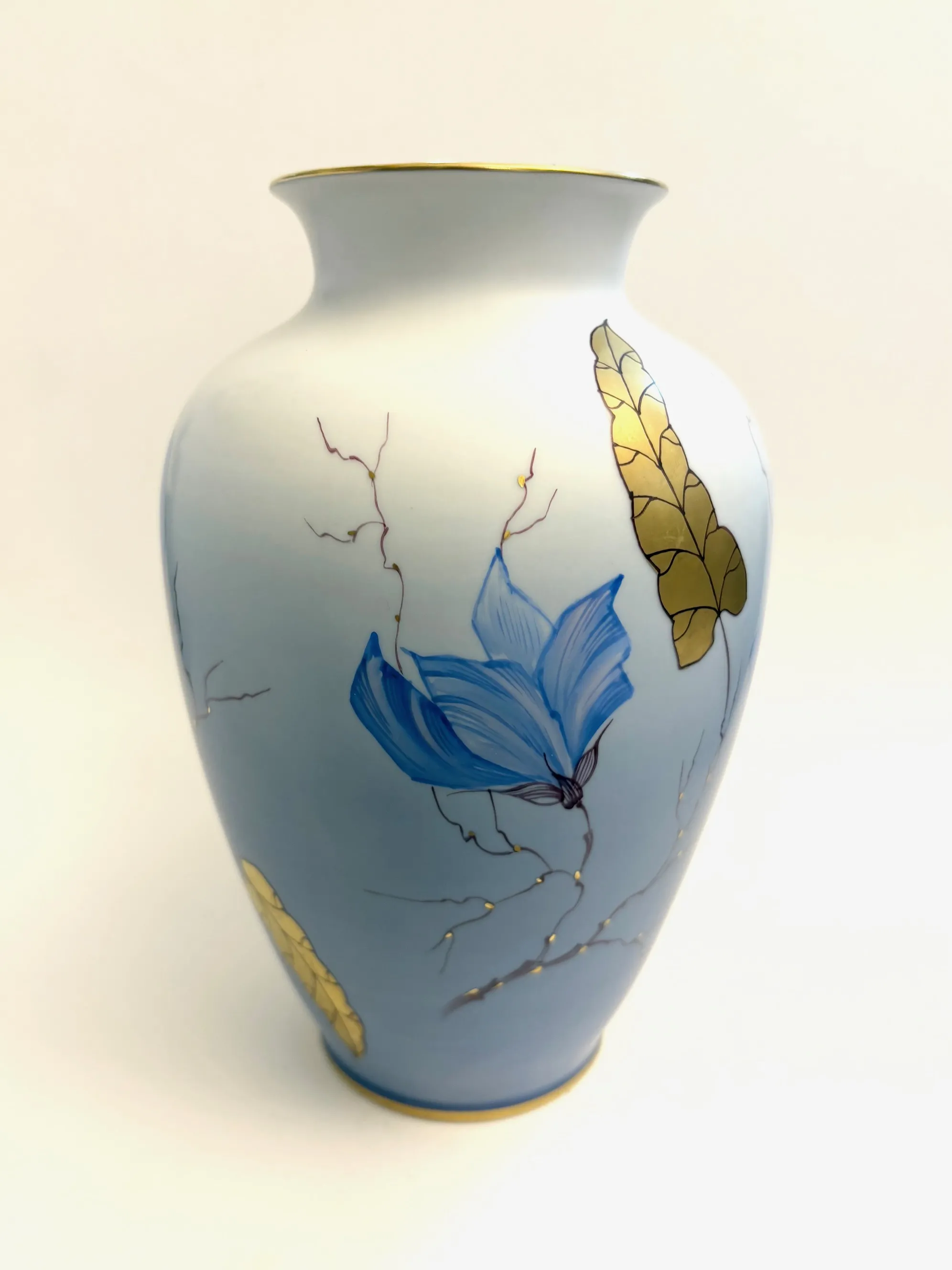 Porcelánová váza s květinovým motivem – Rosenthal - 3