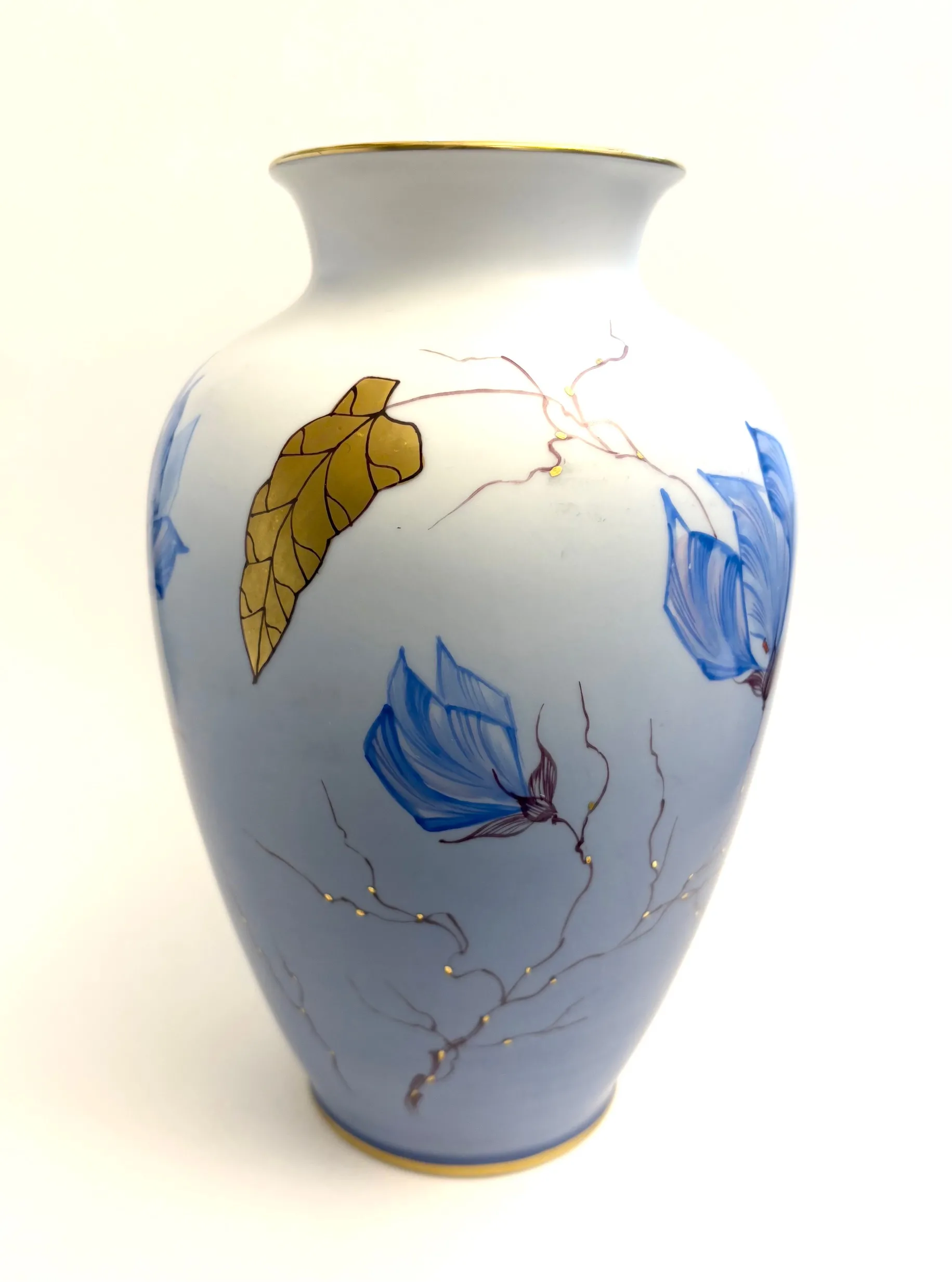Porcelánová váza s květinovým motivem – Rosenthal - 5