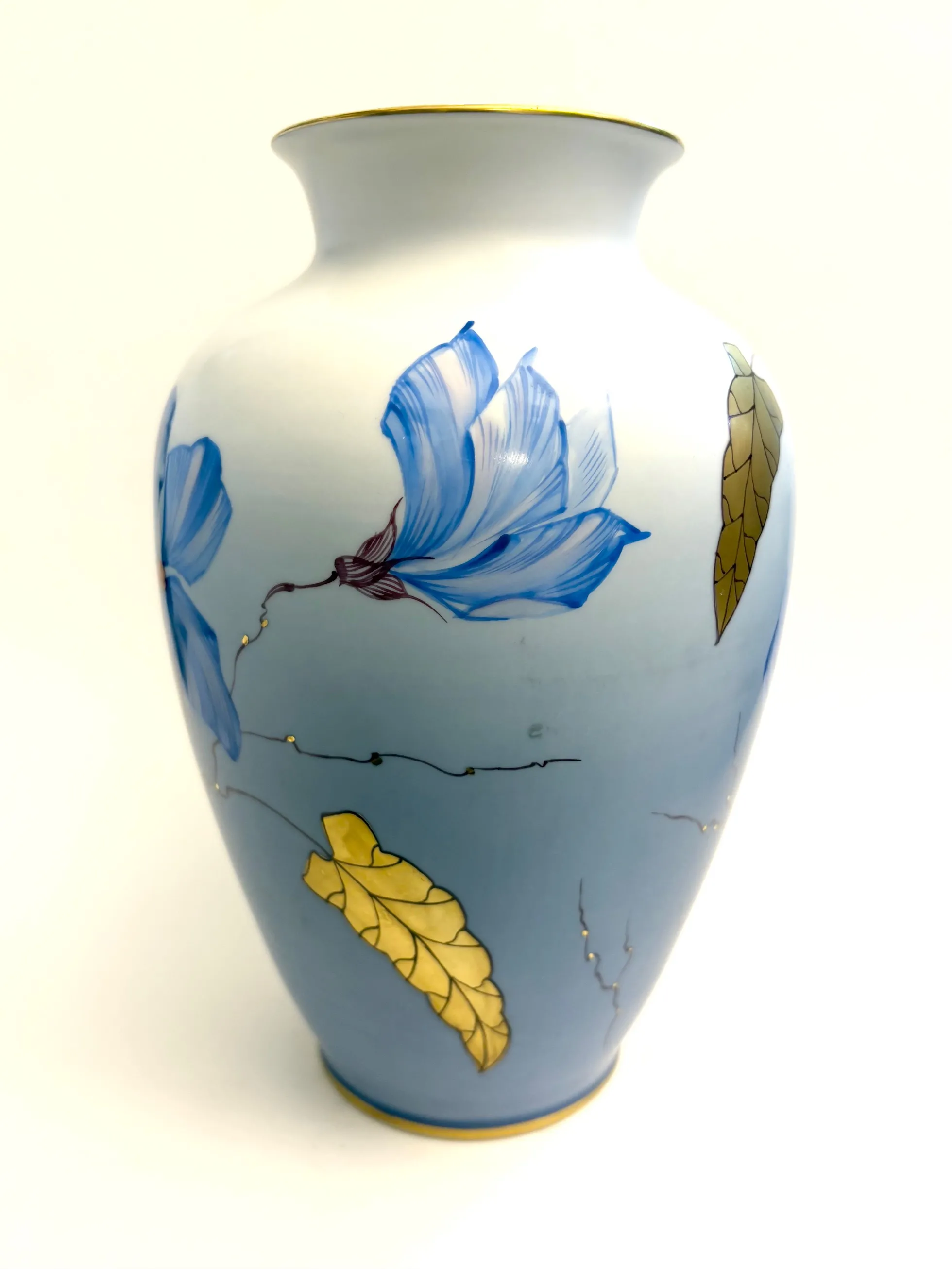 Porcelánová váza s květinovým motivem – Rosenthal - 6