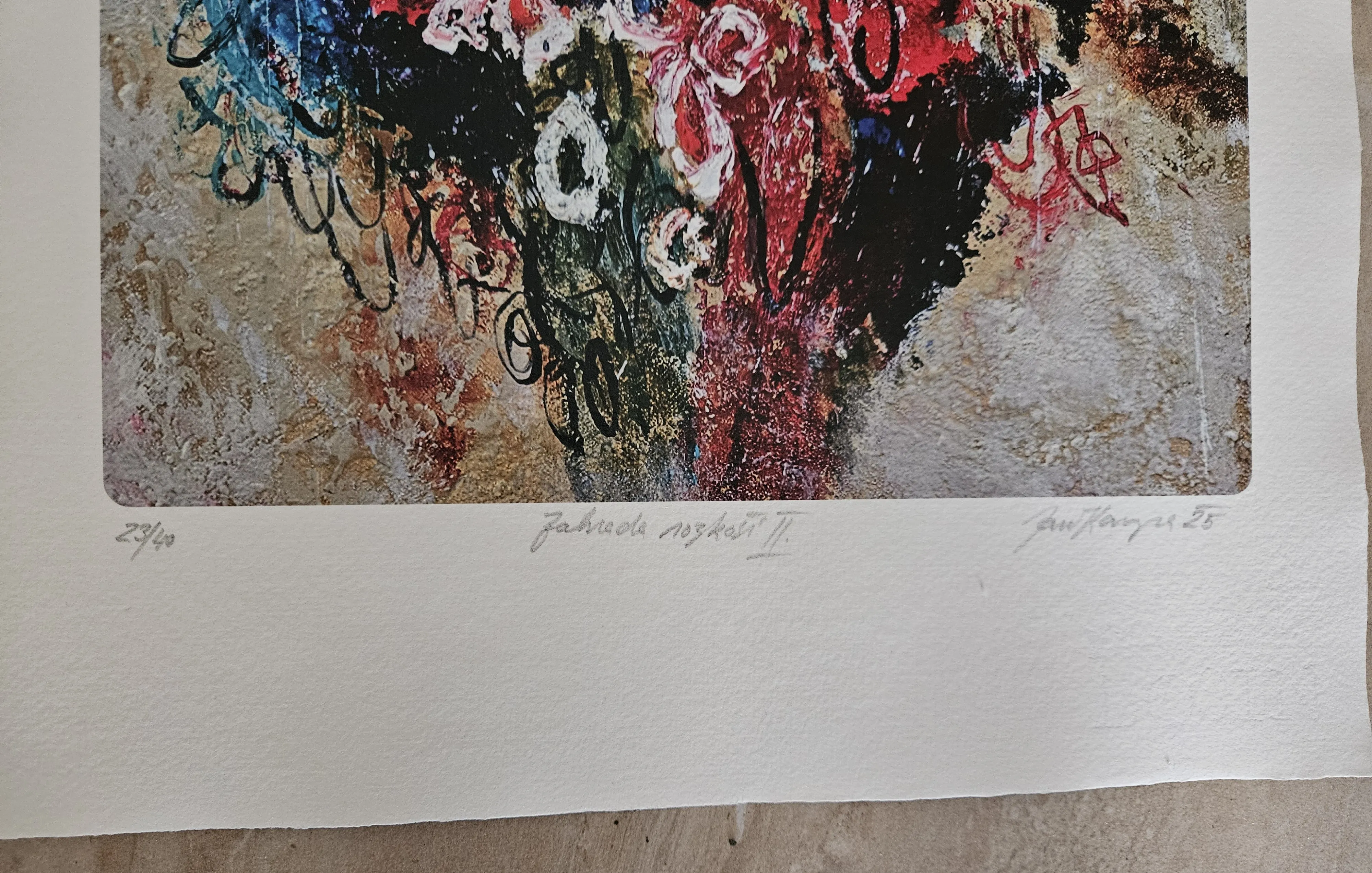 Jan Kanyza – grafický list - 2