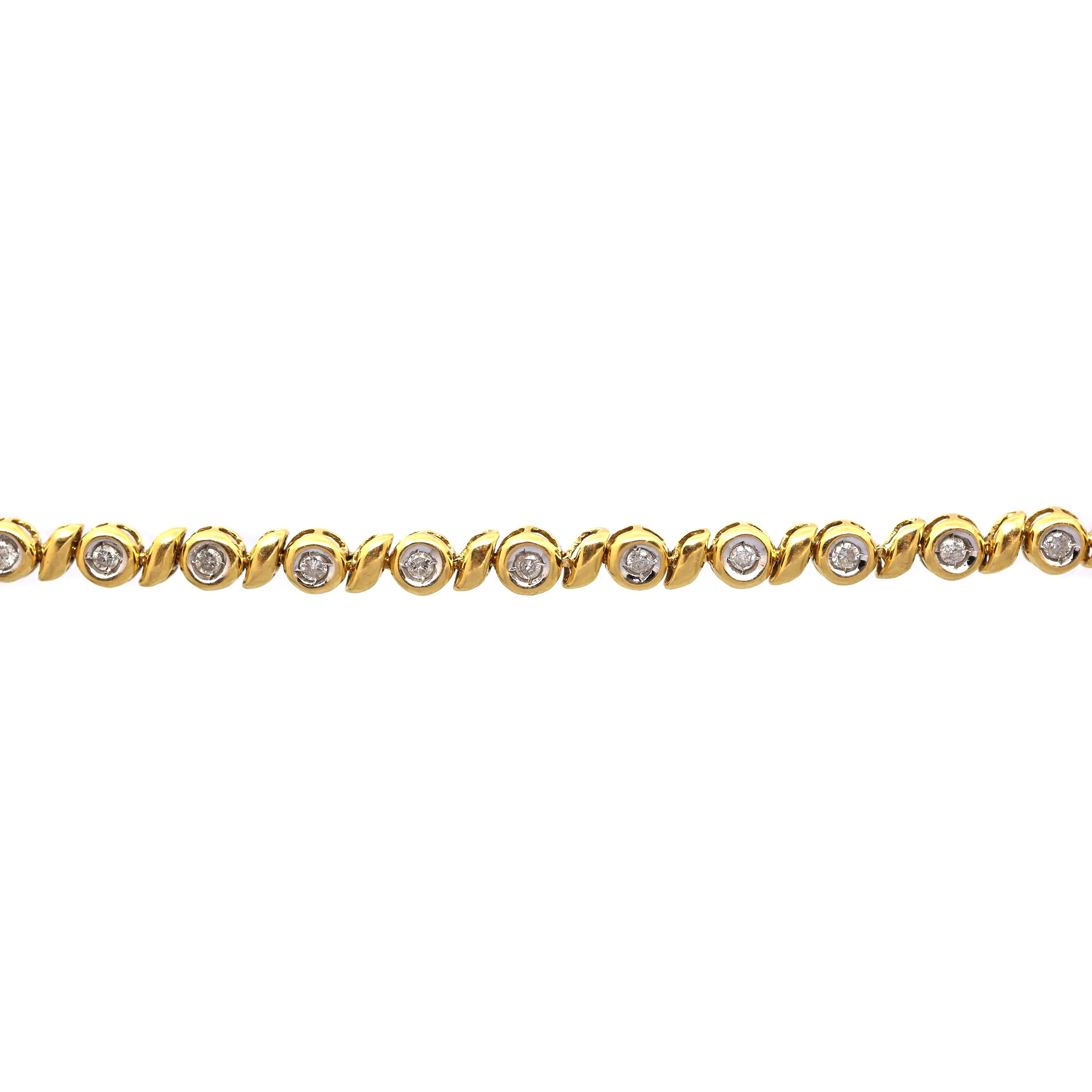Zlatý náramek s přírodními brilianty 0,80ct - 4