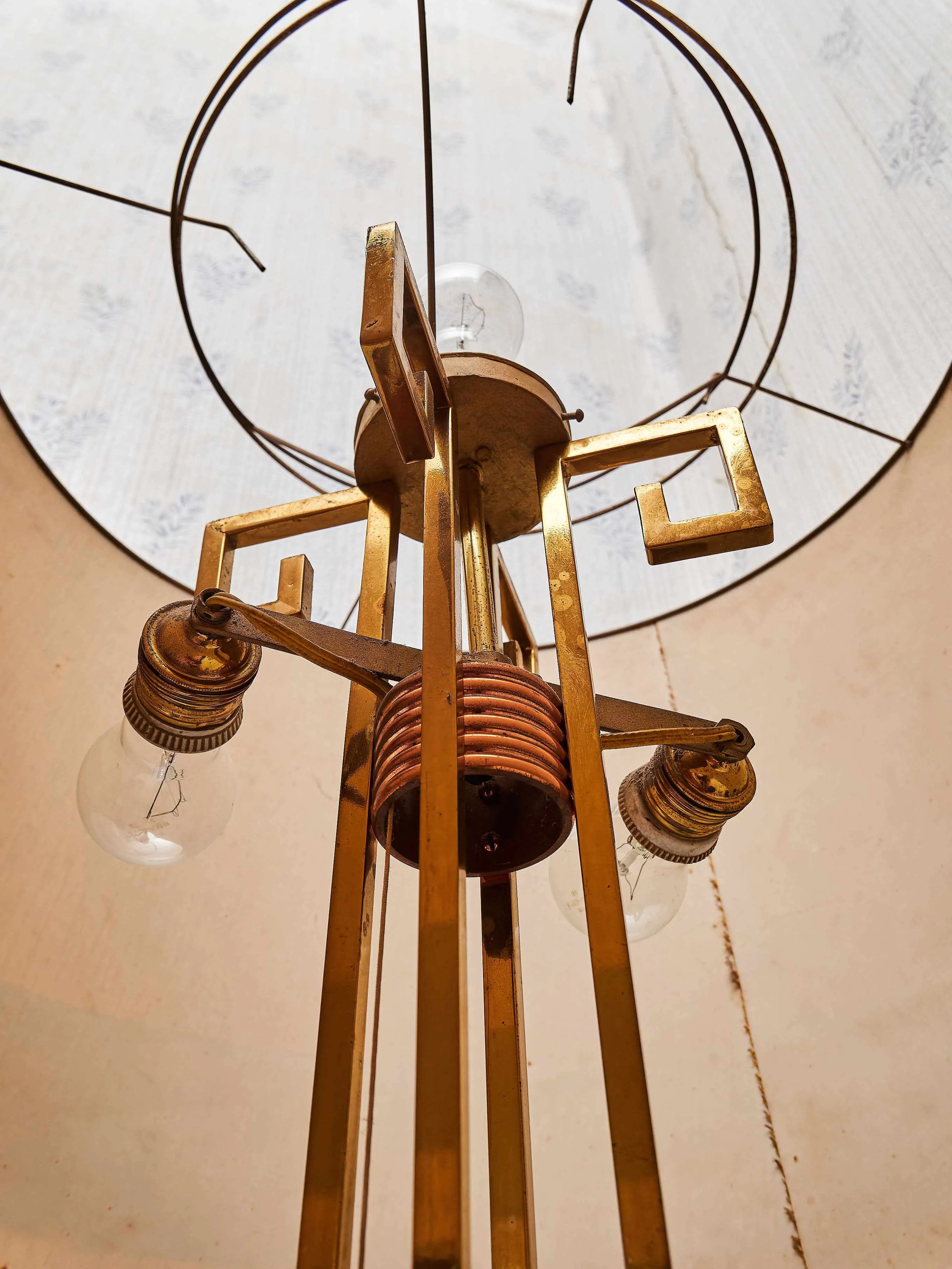 Originální stojací lampa Art Deco - 11
