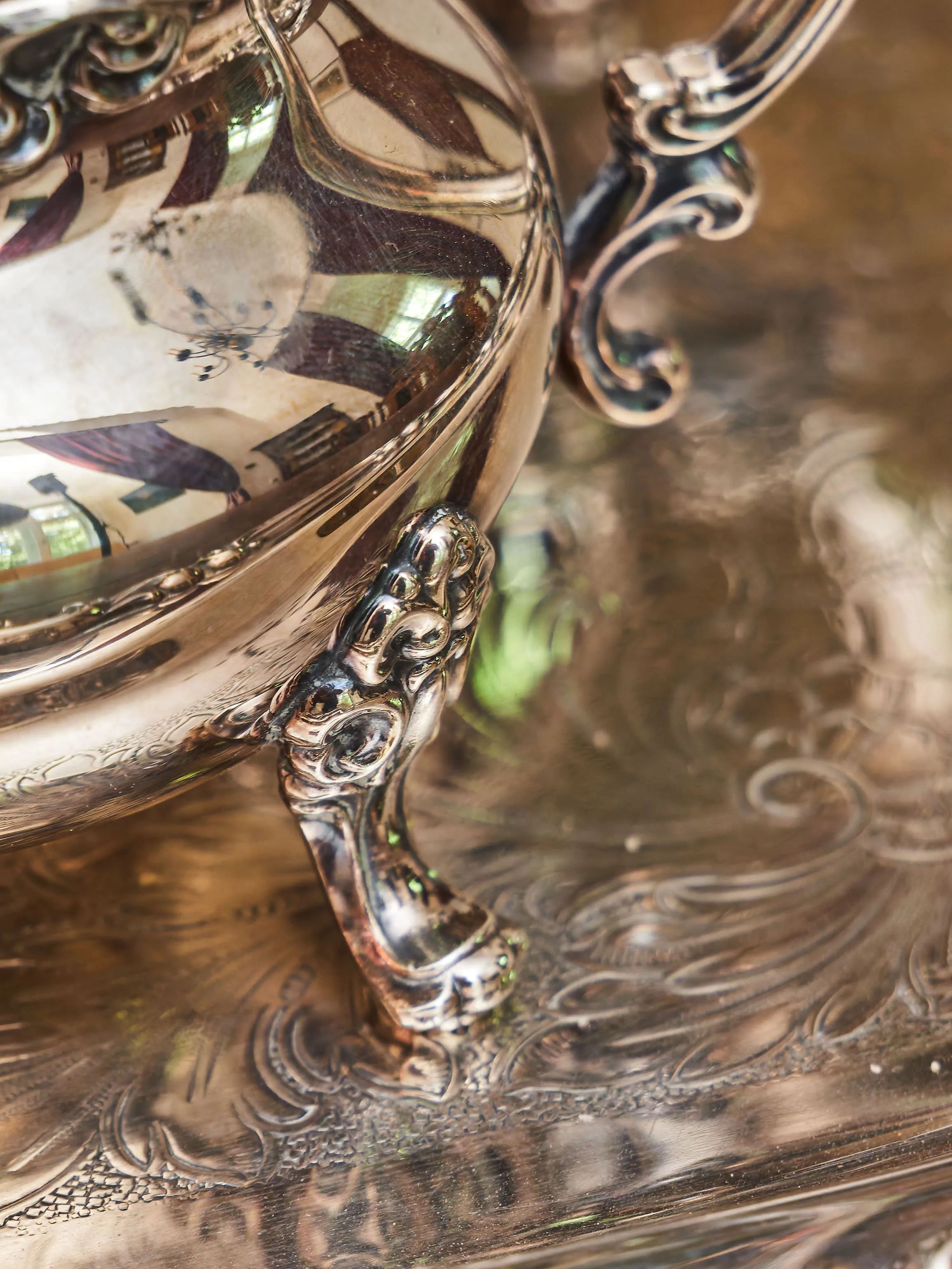 Kávový a čajový servis Oneida Heirloom – Venetian Scroll - 5