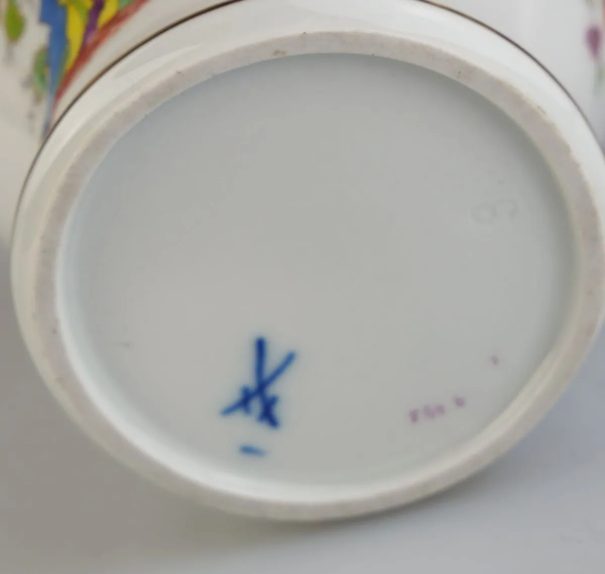 Porcelánová dóza na čaj – Meissen - 5