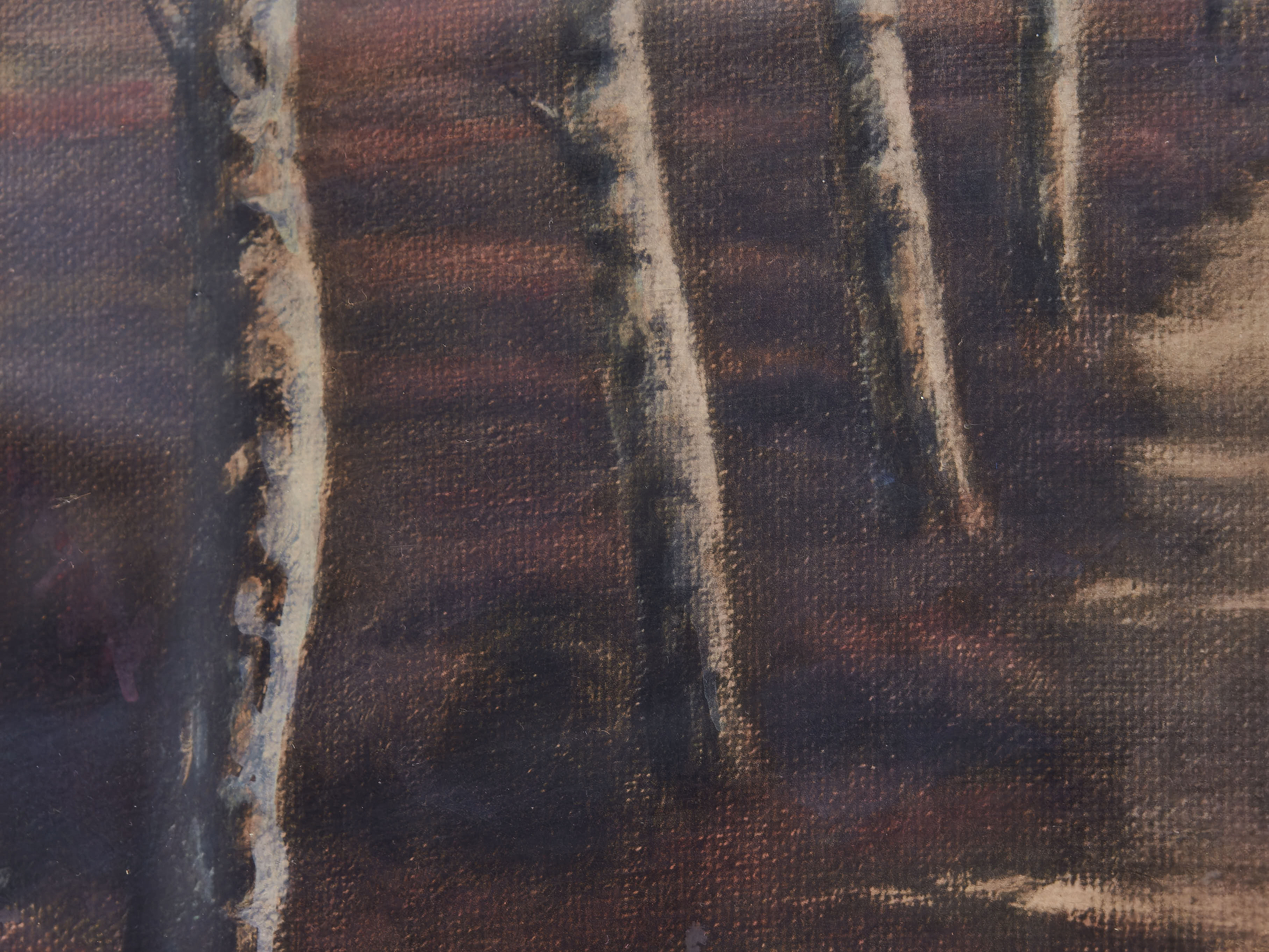 Obraz „Mittag in der Heide“ – krajina s břízami od H. Schmidta - 4