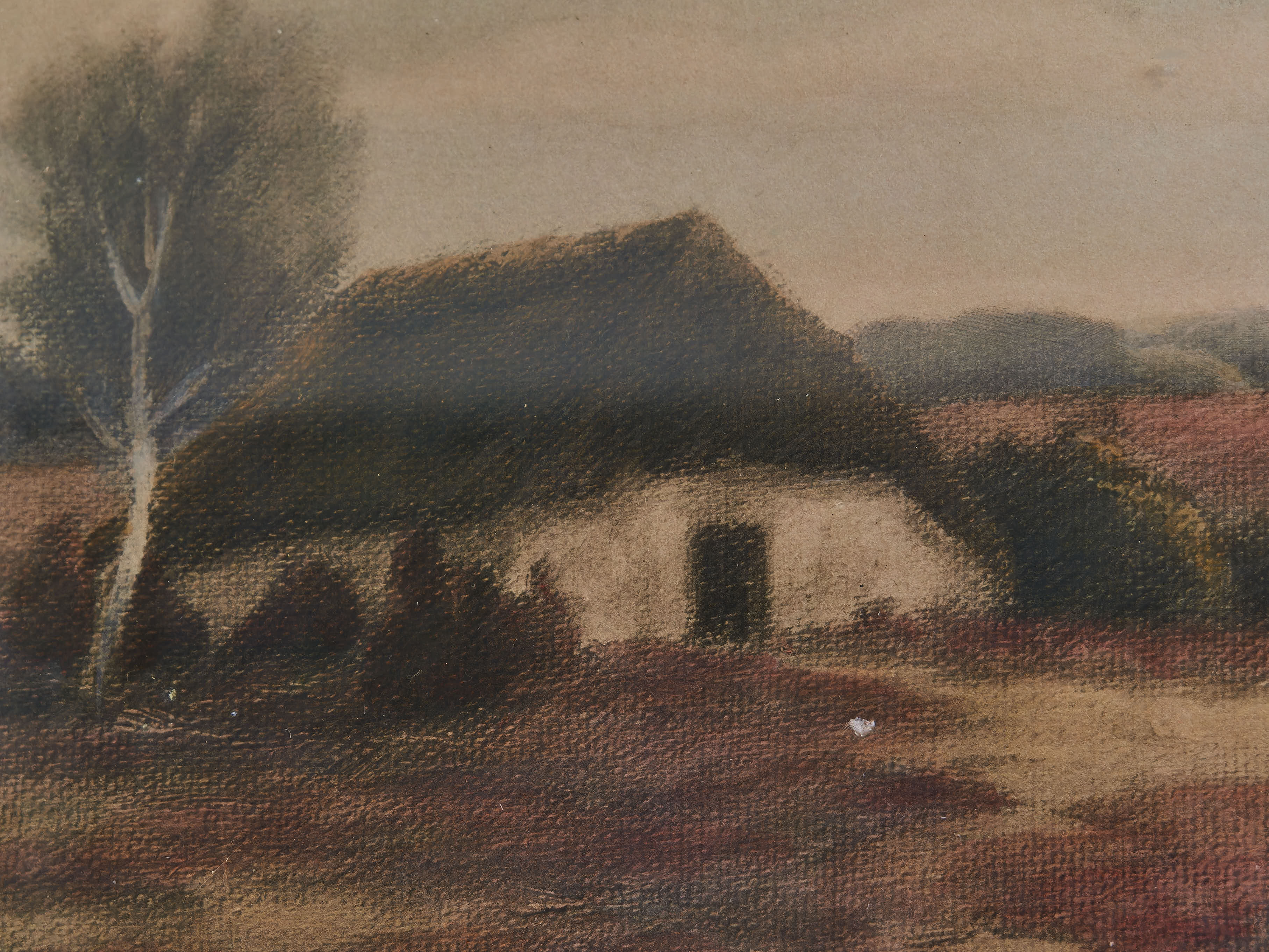 Obraz „Mittag in der Heide“ – krajina s břízami od H. Schmidta - 5