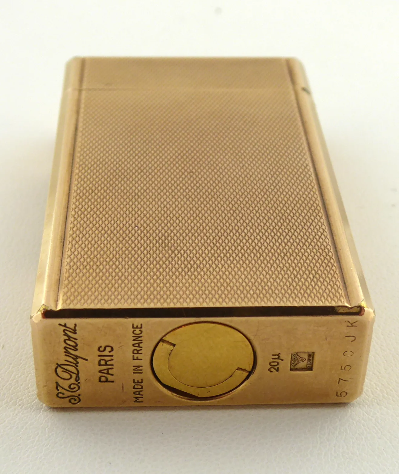 S.T. Dupont Paris – Silně pozlacený zapalovač - 3