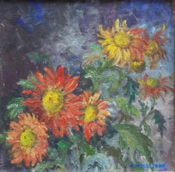 Anežka Medunová Berková – Chryzantémy - 3