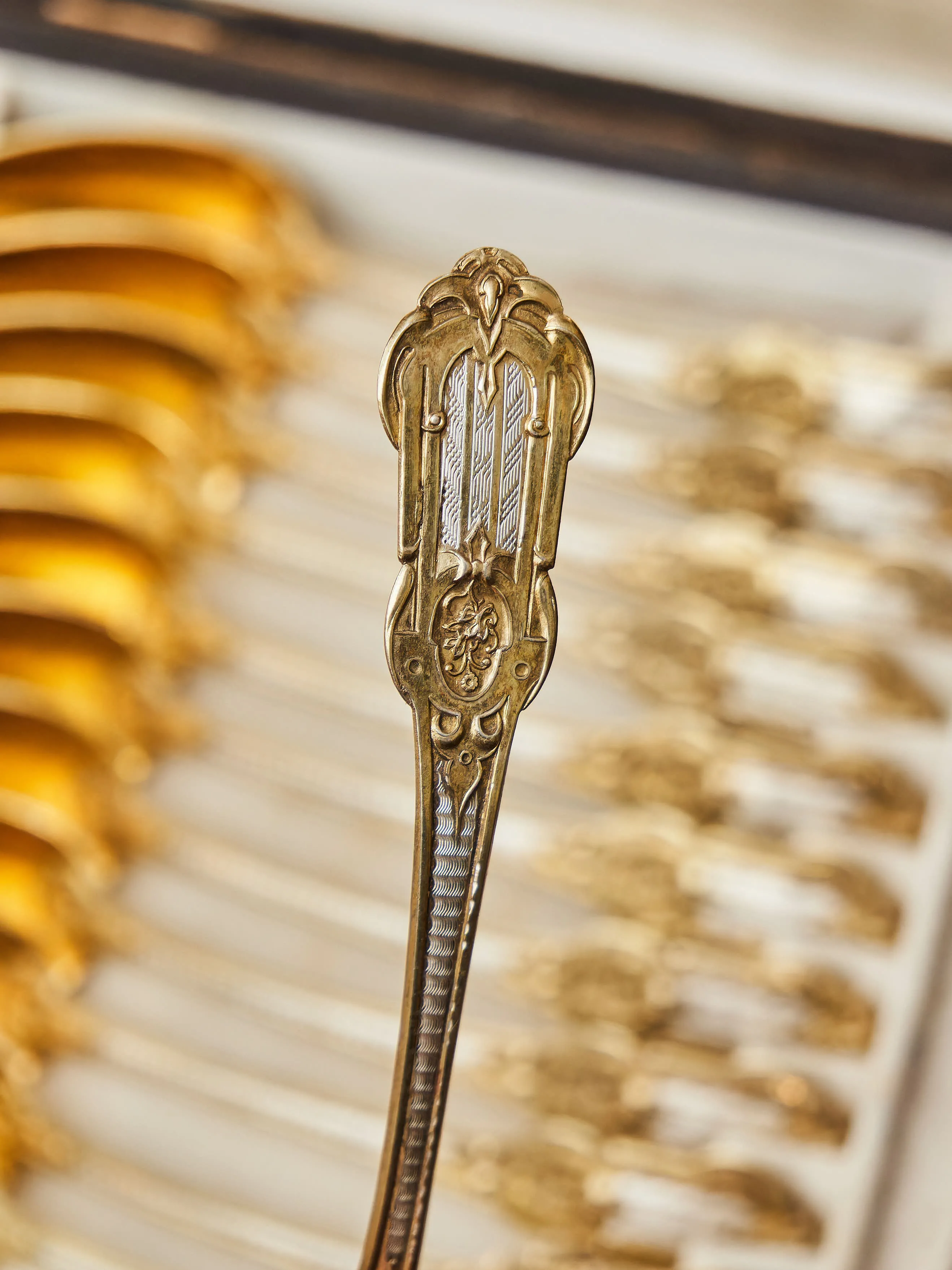 Luxusní stříbrná čajová sada s monogramem SG – 800/1000, 236,75 g - 9