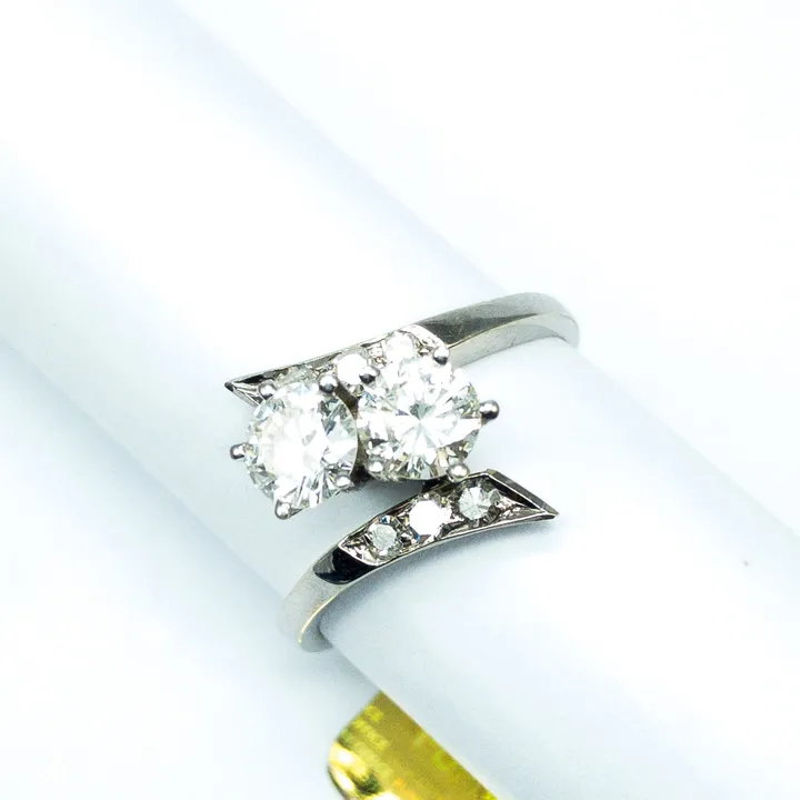 Briliantový prsten, 0,92 ct