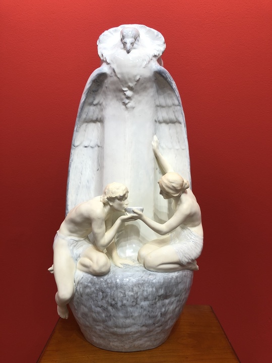 Goldscheider, Stanislau Czape’que, Adam a Eva u fontány