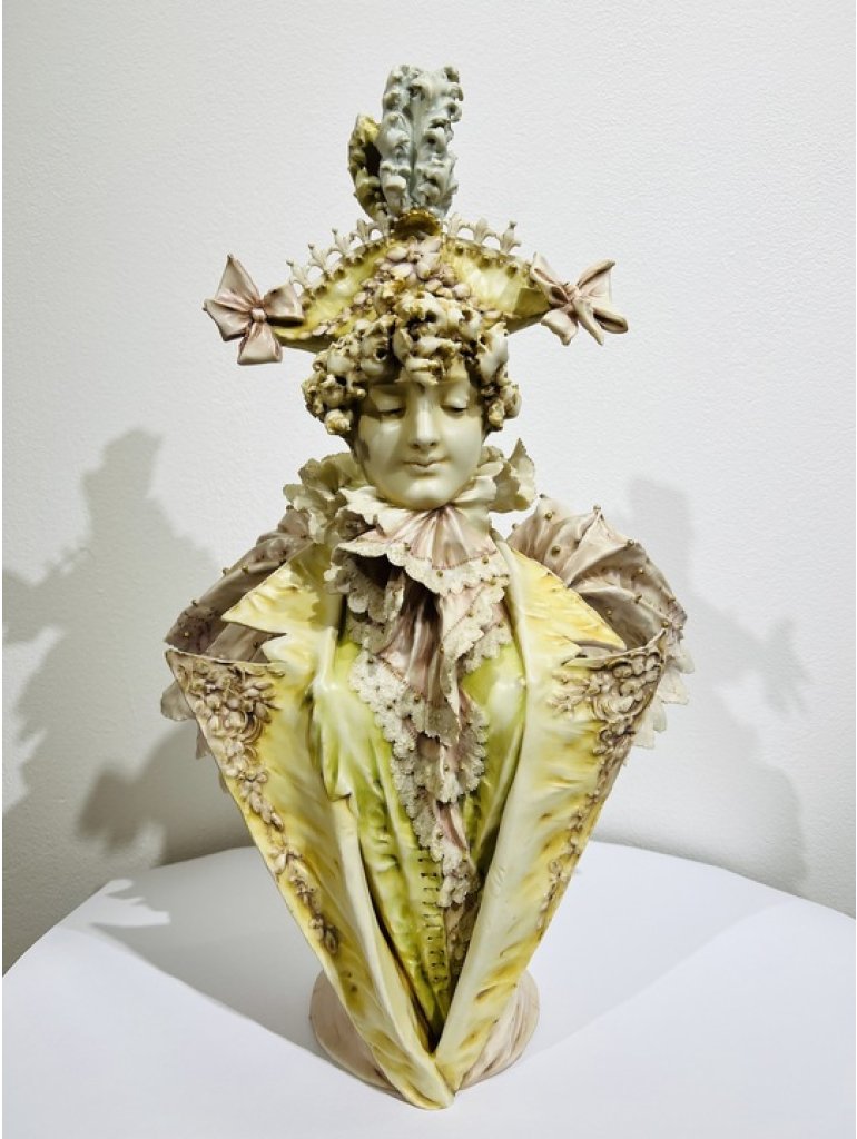 Amphora, R.St.K. ,Eduard Stellmacher, Secesní busta