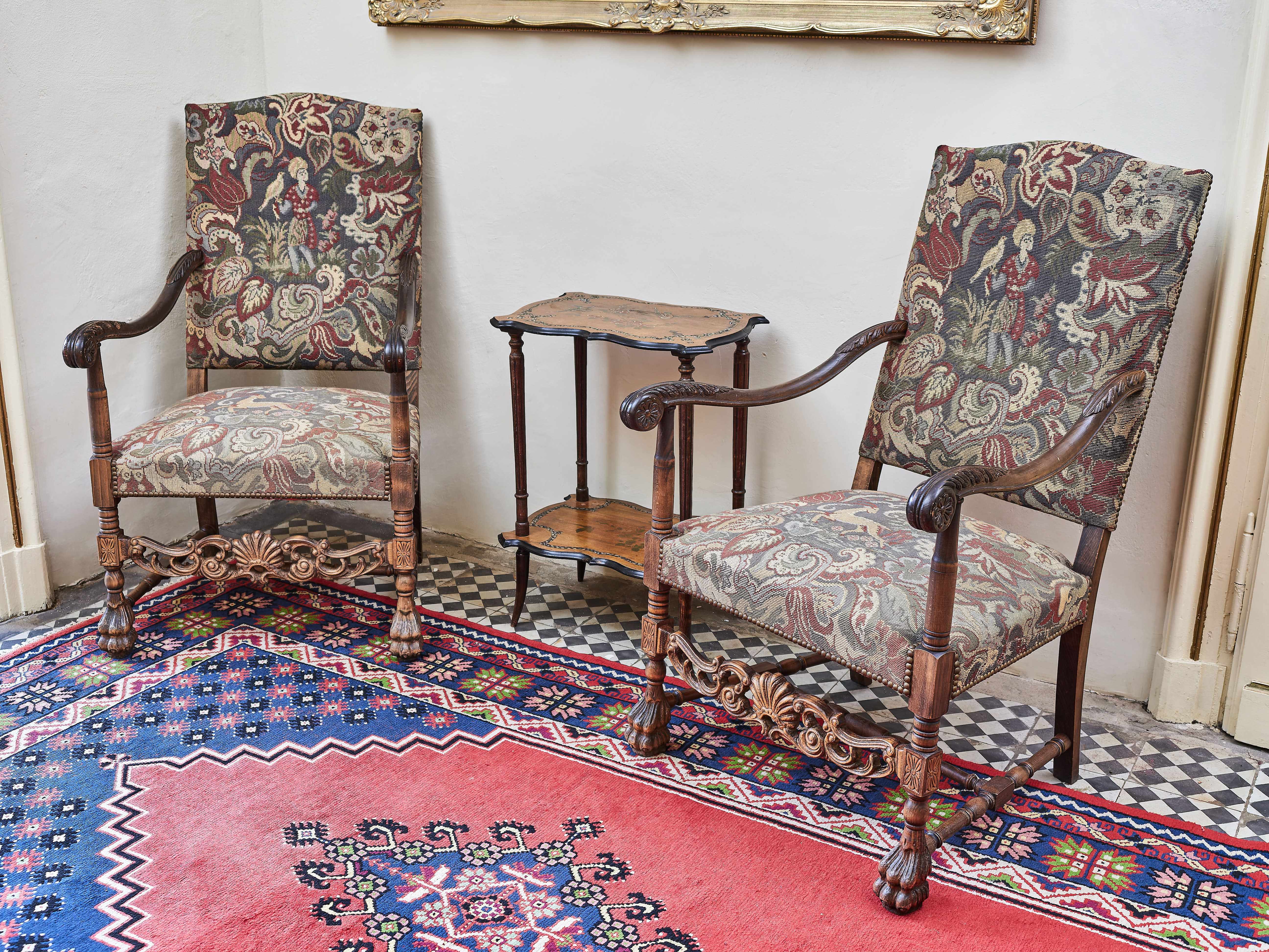 Párová křesla ve stylu Krále Slunce