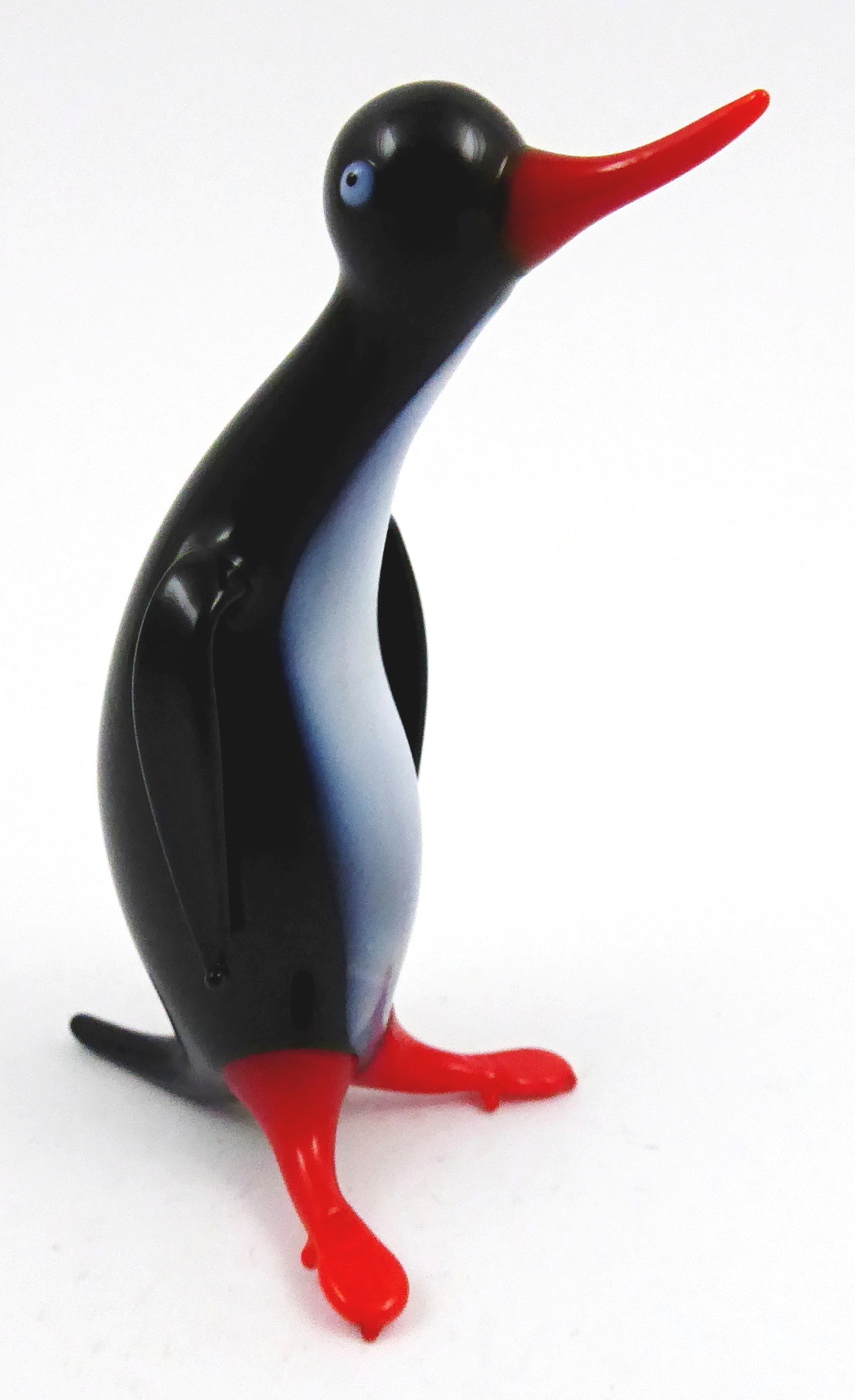 Železnobrodské sklo – Tučňák na hlídce