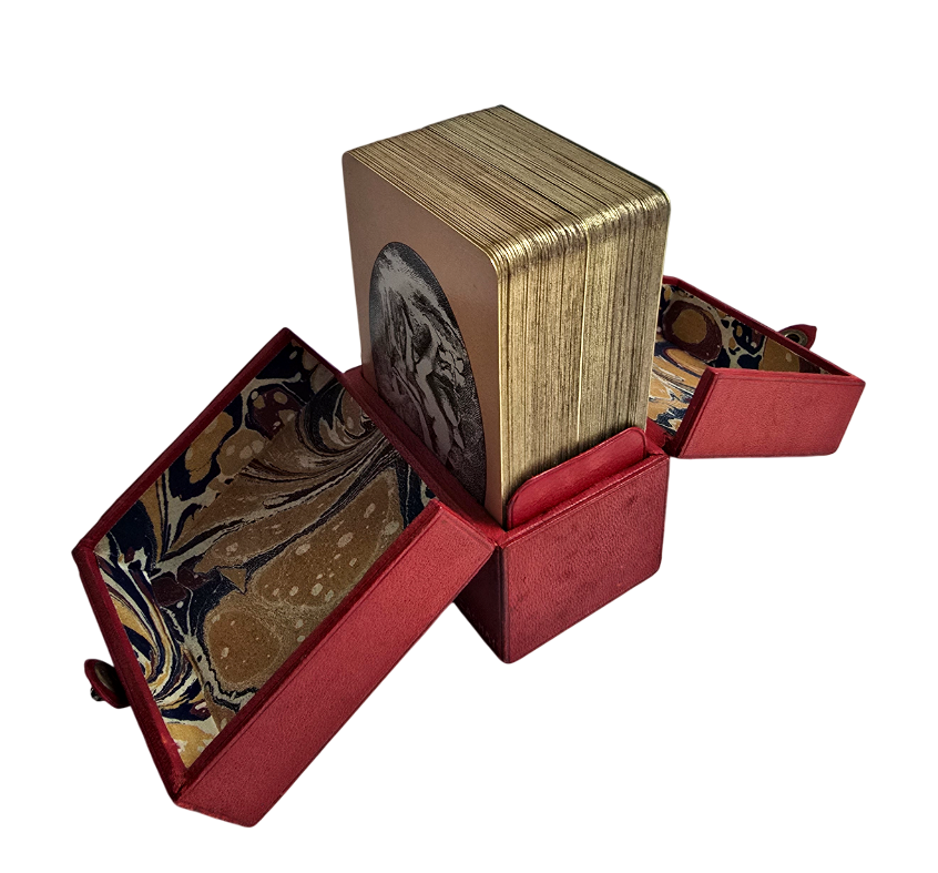 Starožitné hrací karty B. P. Grimaud v originálním boxu