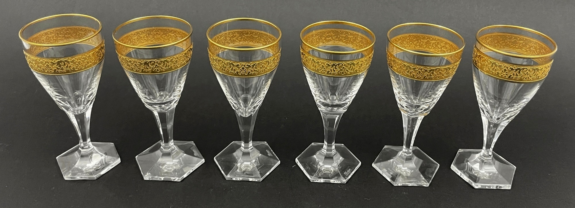 Šest likérových skleniček – Moser, Copenhagen