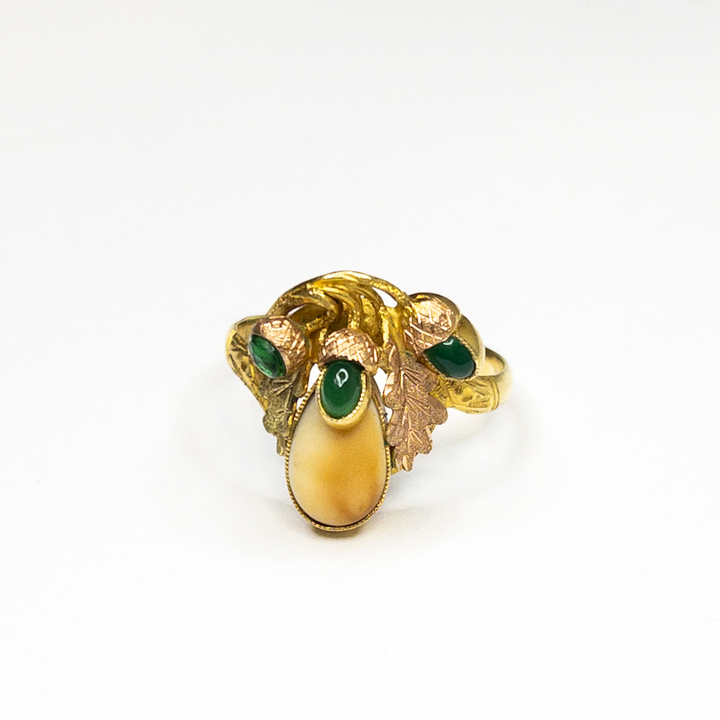 Zlatý prsten s grandlí