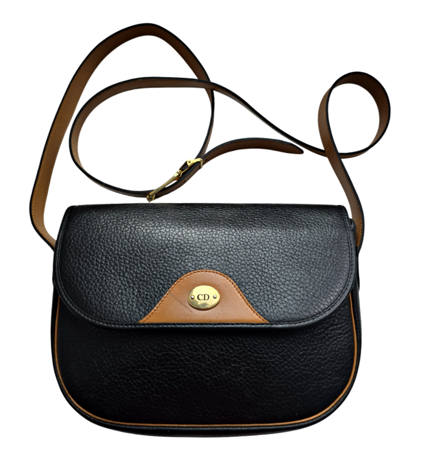 Kabelka DIOR  černo – hnědá