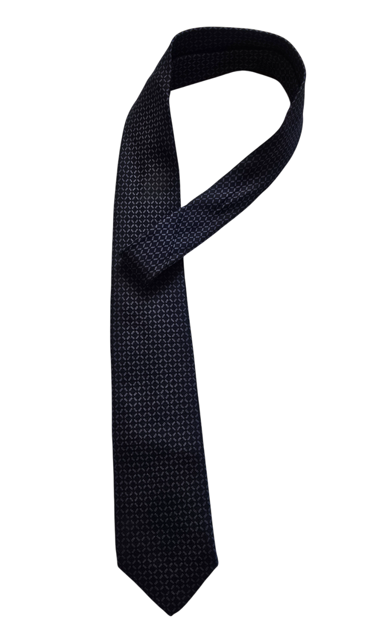 Kravata Christian DIOR – černo-modrá