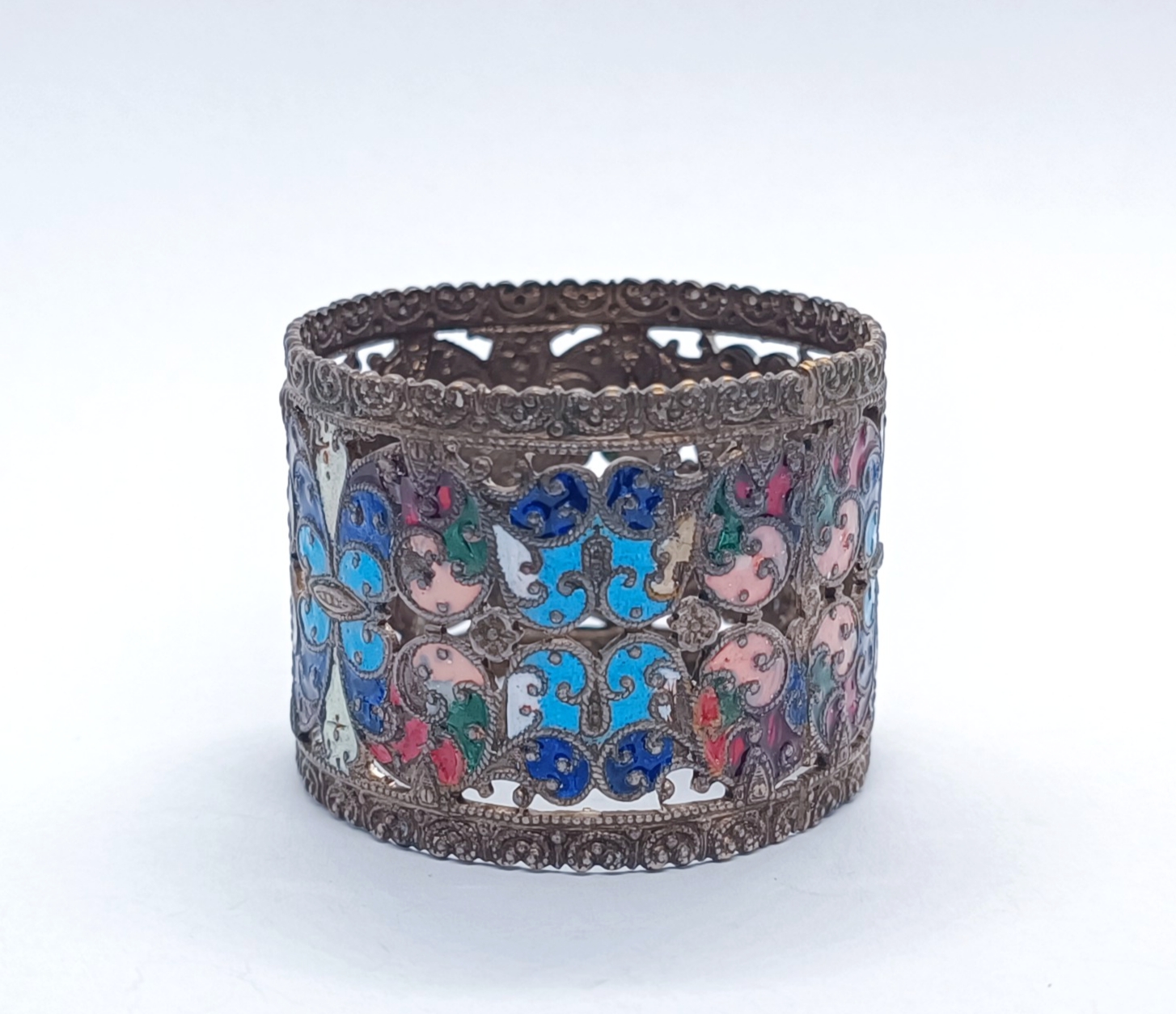 Kroužek na ubrousky se smalty