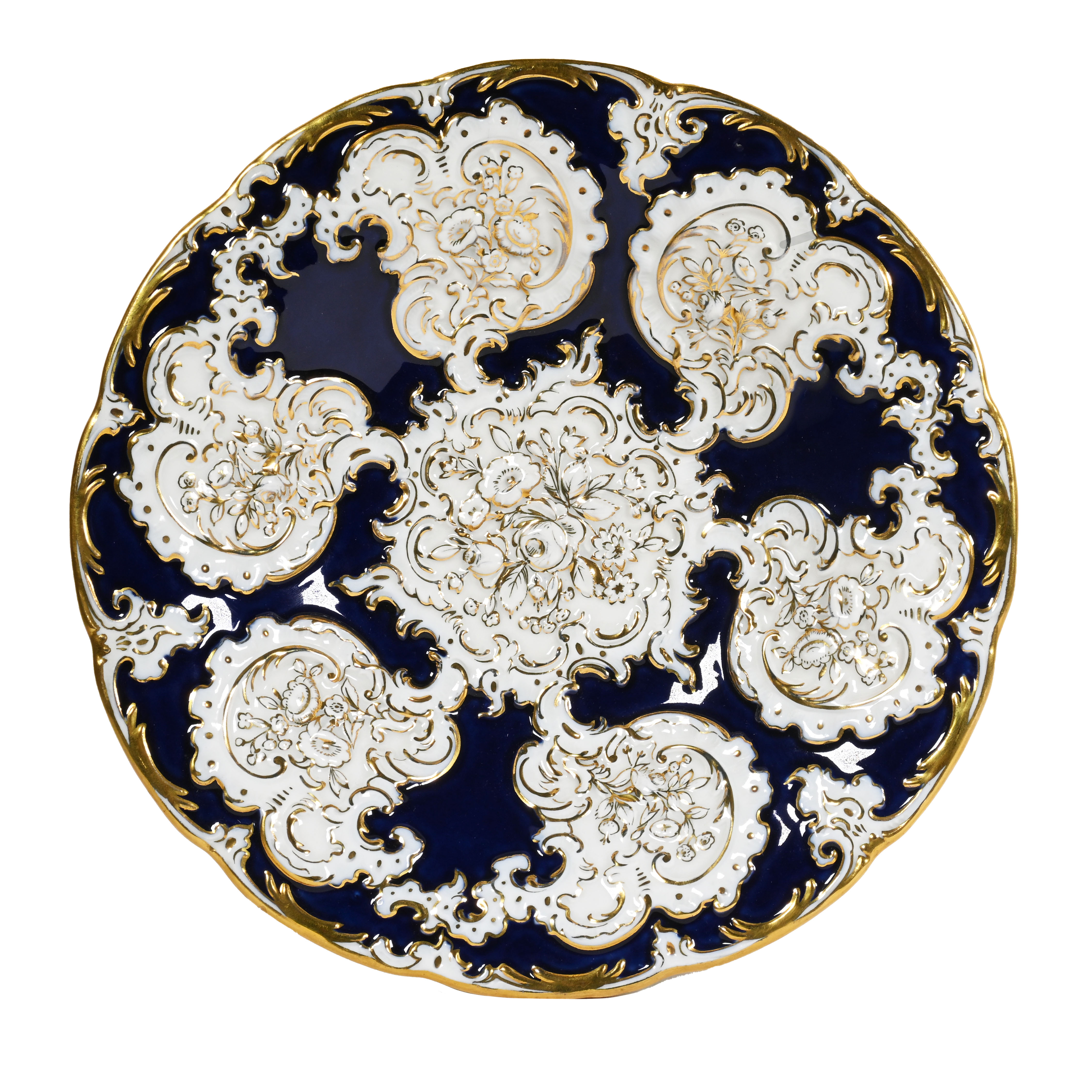 Míšeň : Kobaltový talíř