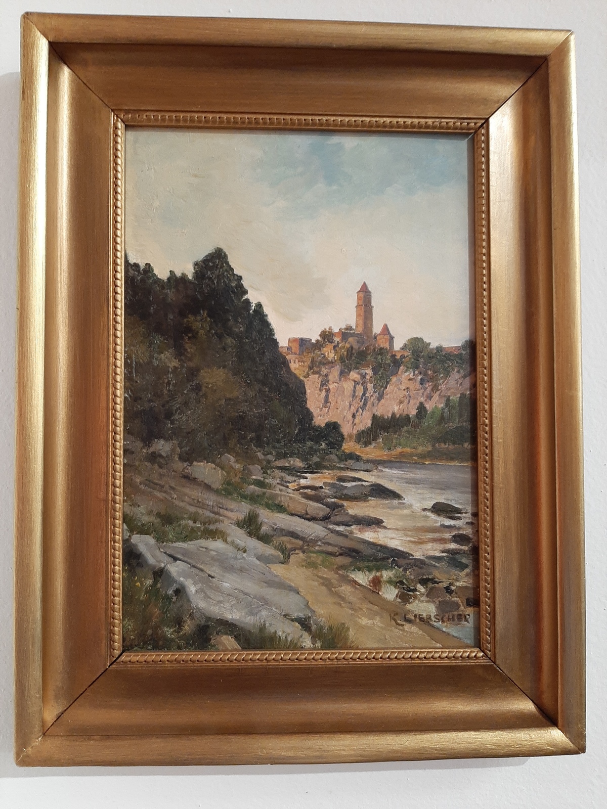 Karel Liebscher, hrad Zvíkov