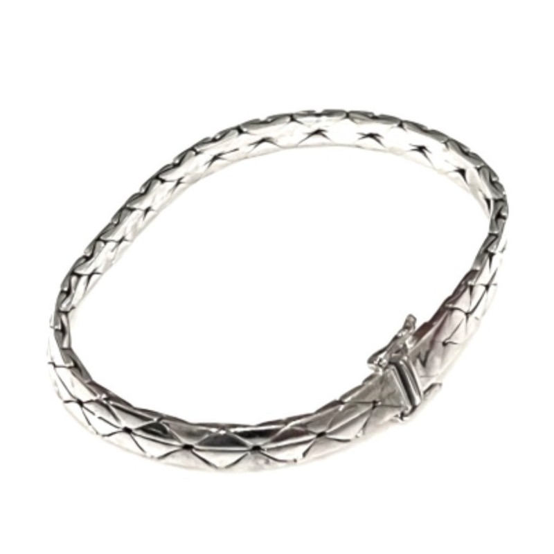 Zlatý náramek 18 karátů bílé zlato 19,21 gramů