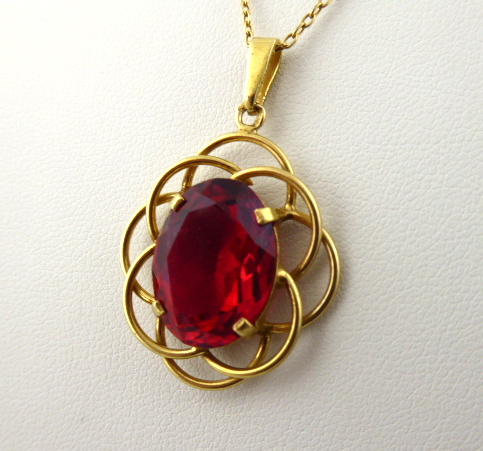 Koliér ze zlaceného stříbra – květ