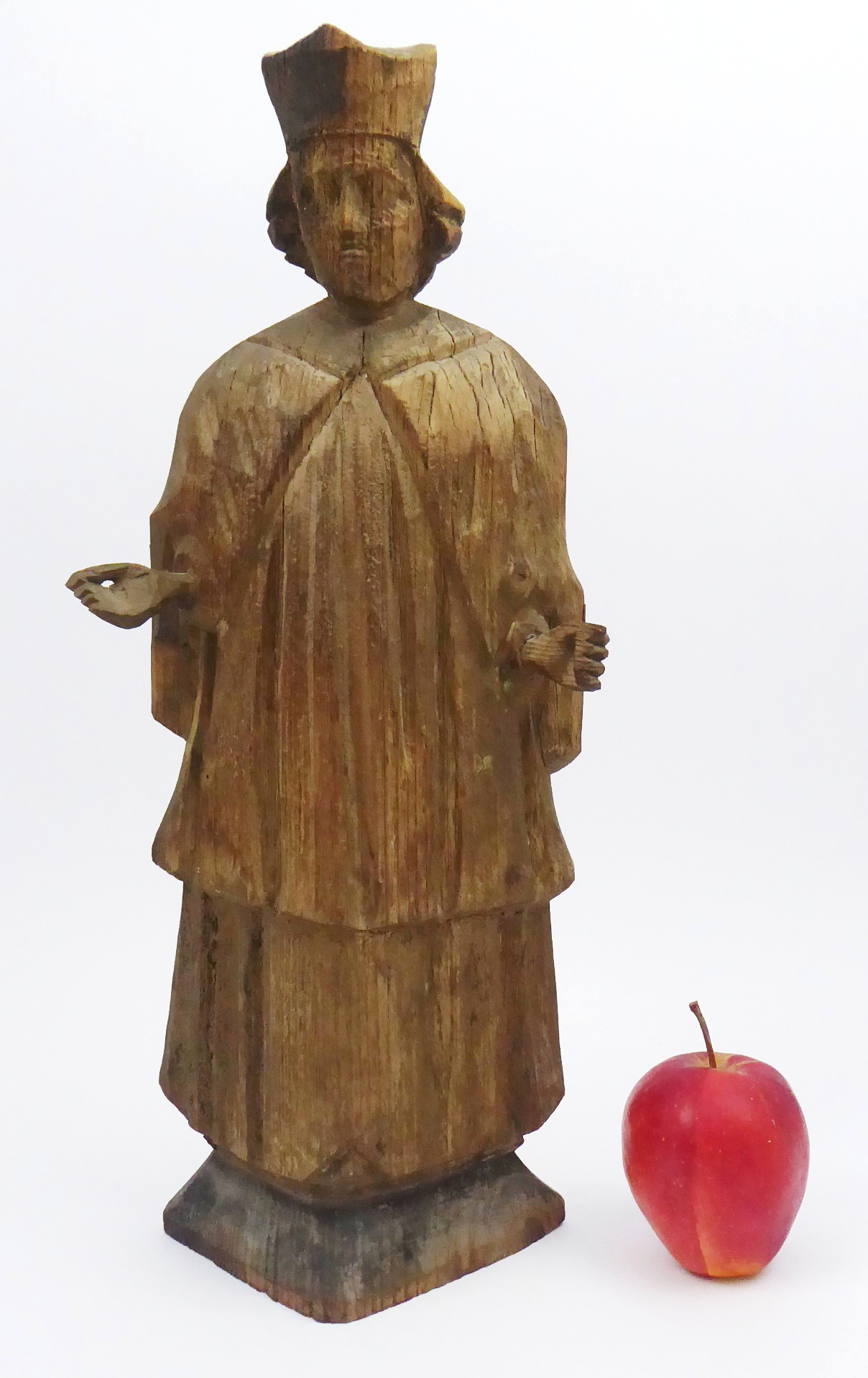 Svatý Jan Nepomucký – dřevořezba i do exteriéru