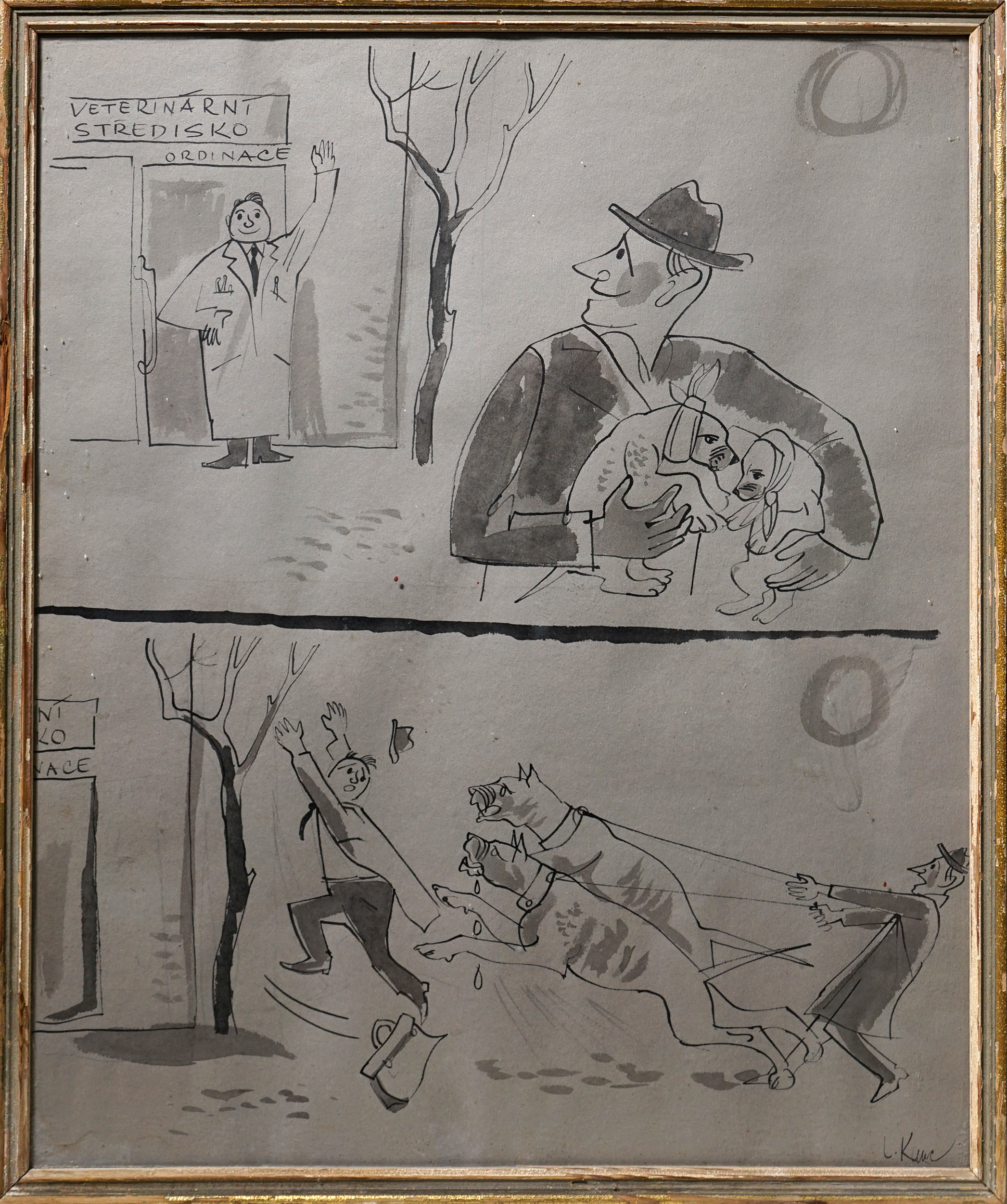 Ludvík Kunc – U veterináře