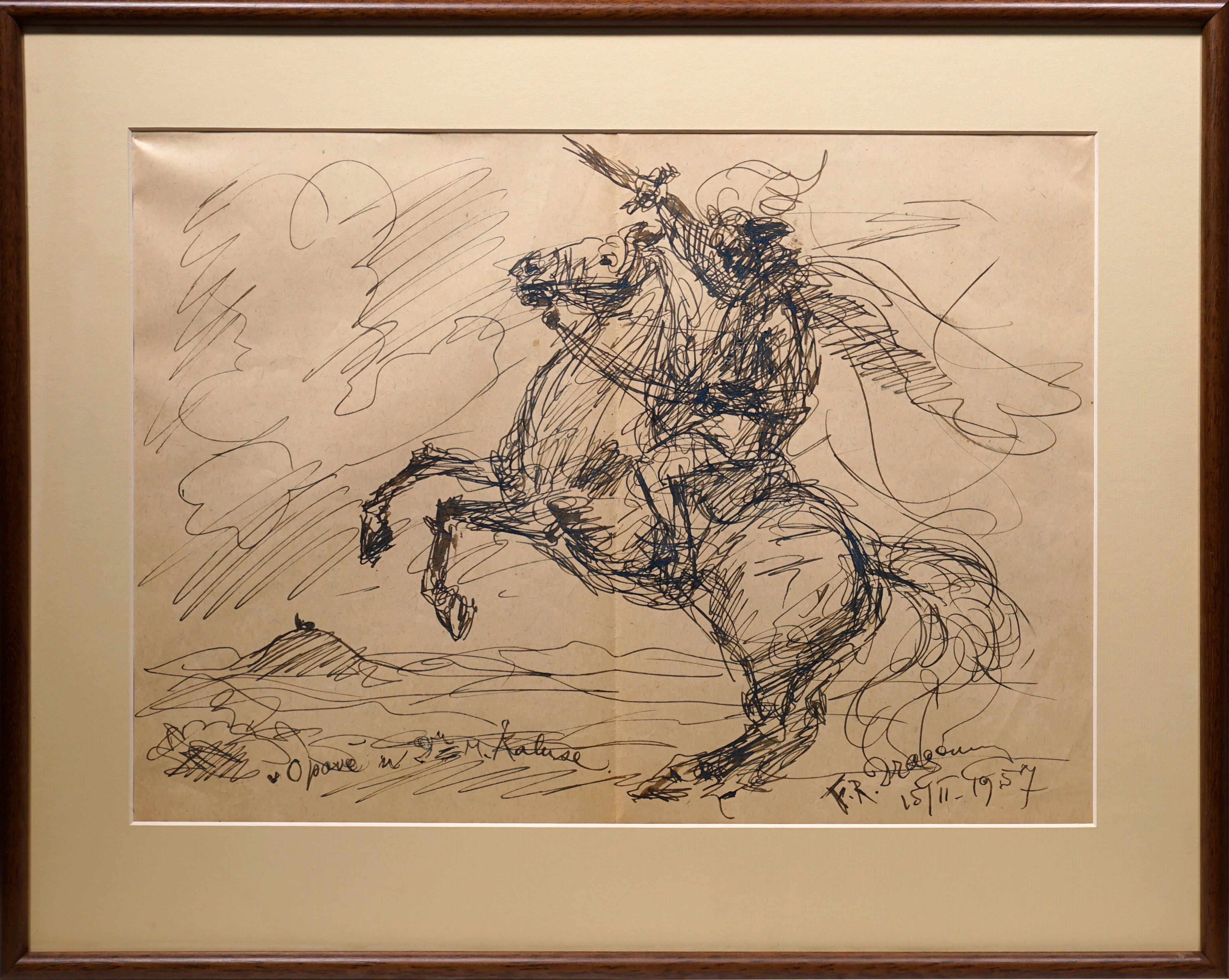 František Roman Dragoun – Rytíř na koni