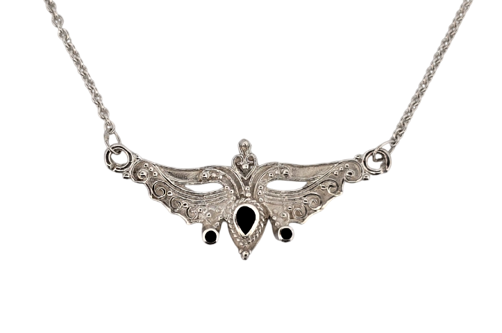 Collier s onyxem jemný