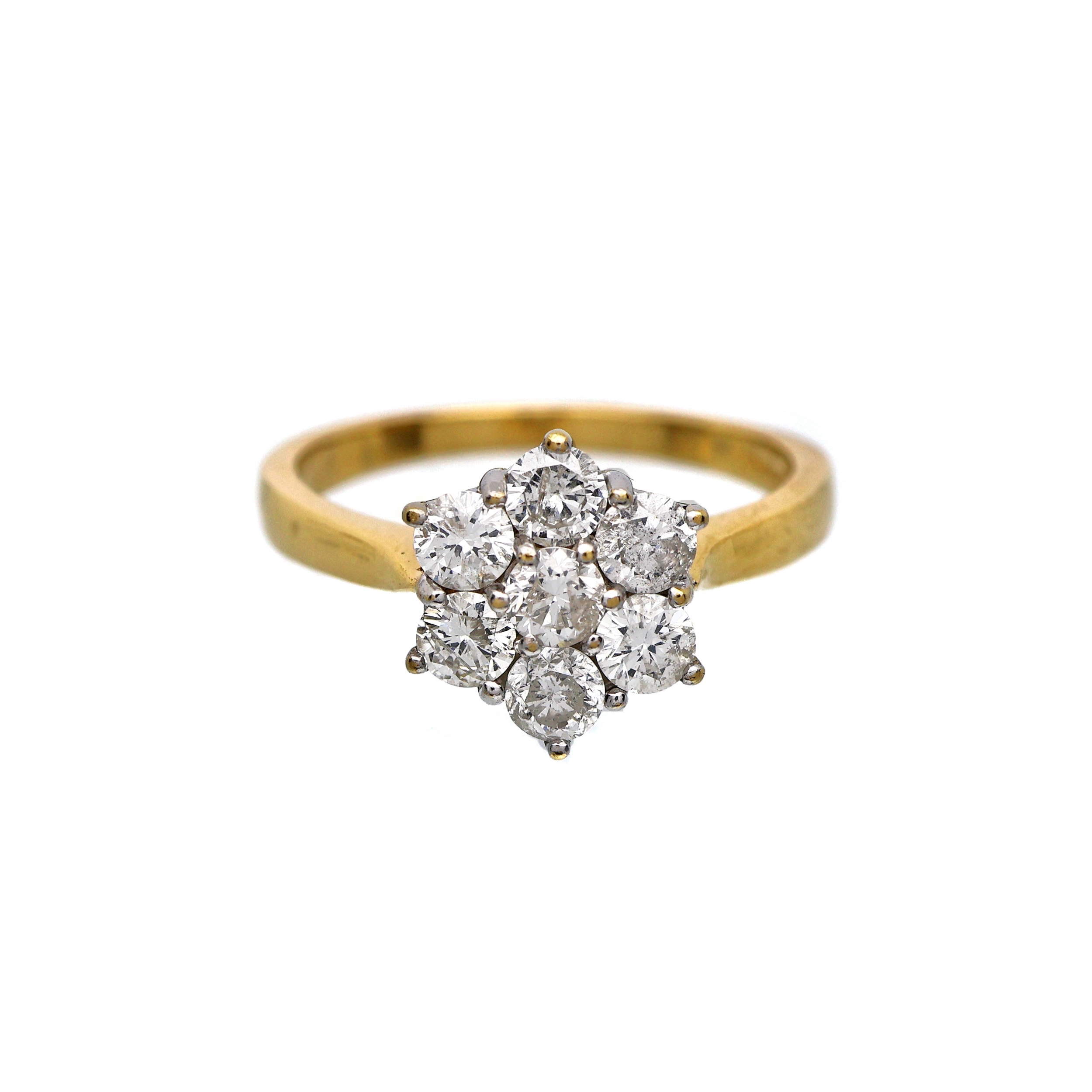 Zlatý prsten s přírodními brilianty 0,95ct (vzácně bílý F-G-H)+ CERTIFIKÁT PRAVOSTI