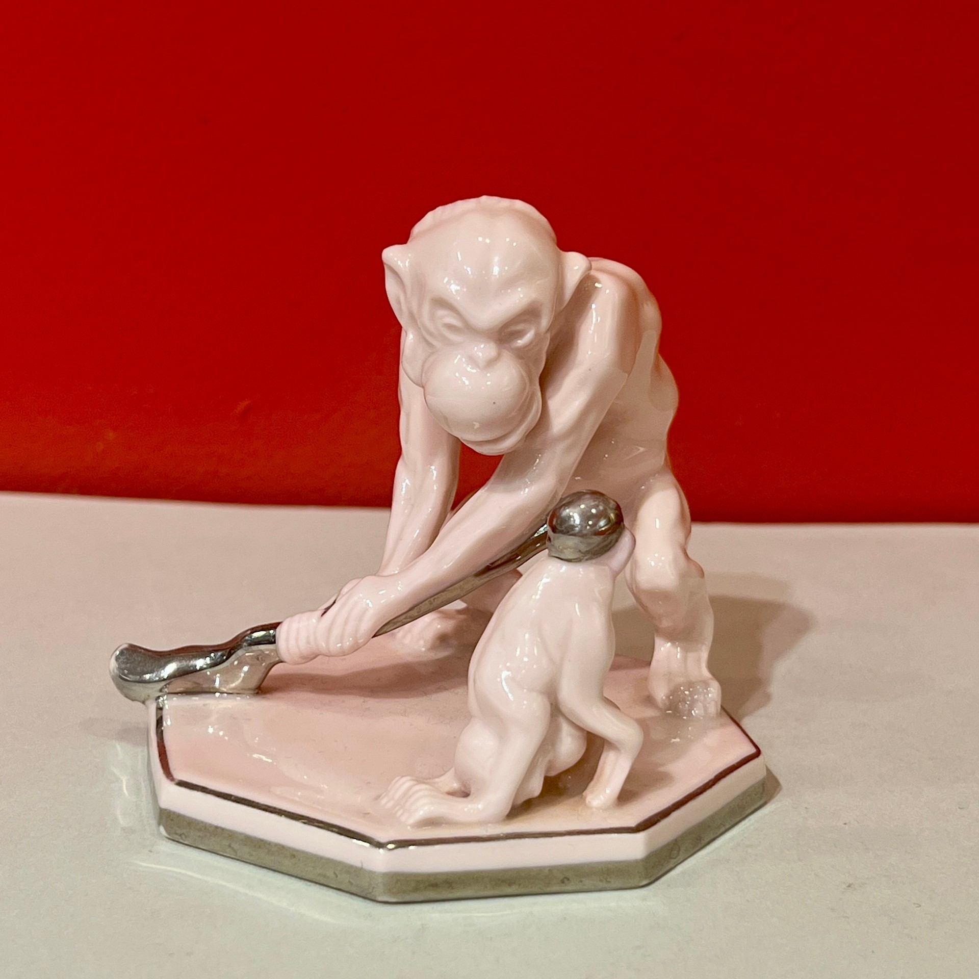 Slavkov, Schlaggenwald, Růžový opičák, golfista