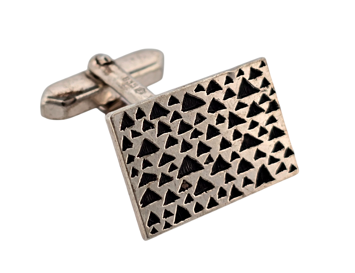 Stříbrné manžetové knoflíčky s drobnými intagliemi - 2