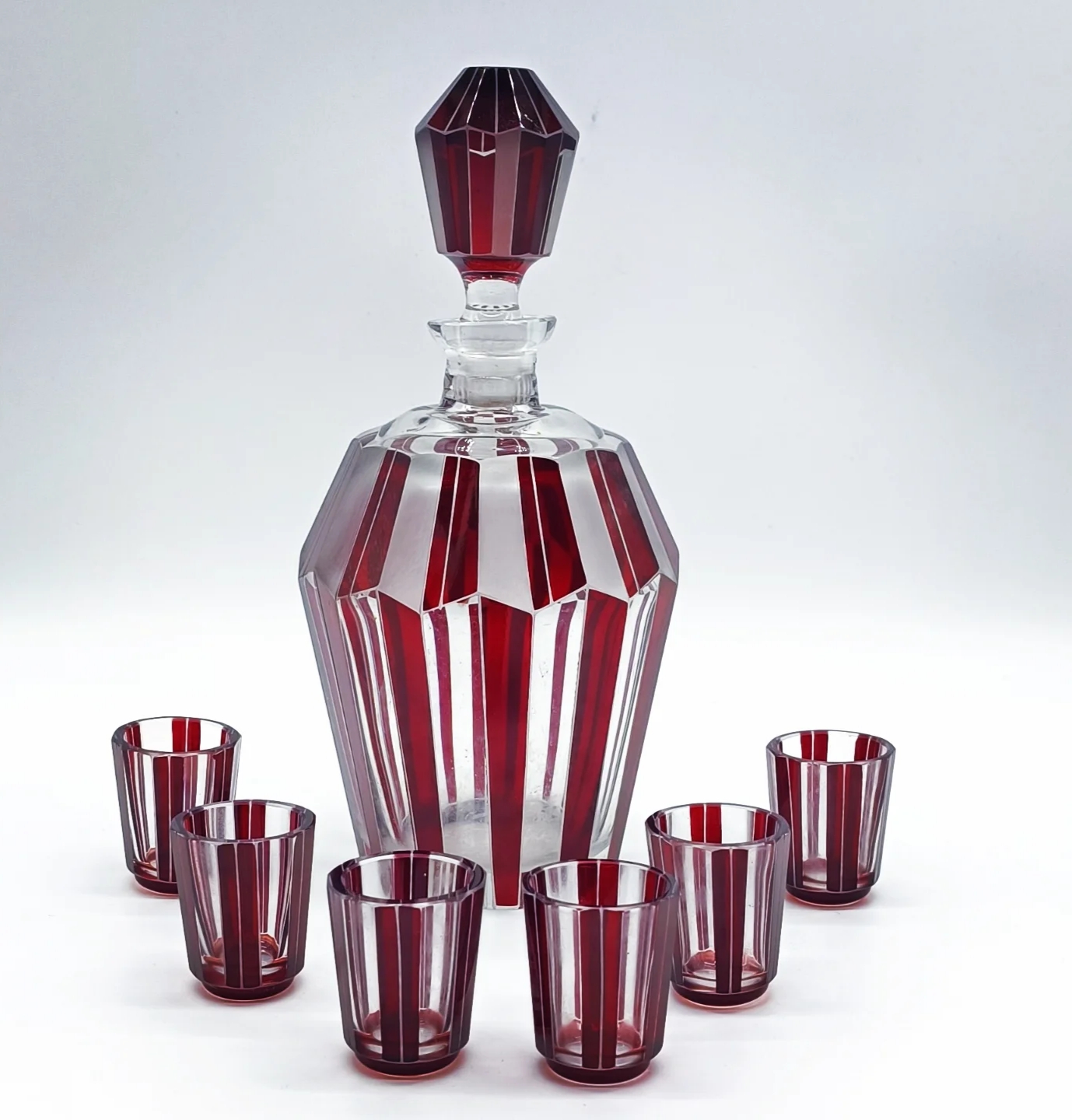 Art deco likérová souprava