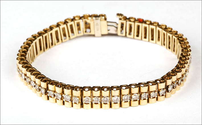 Briliantový náramek