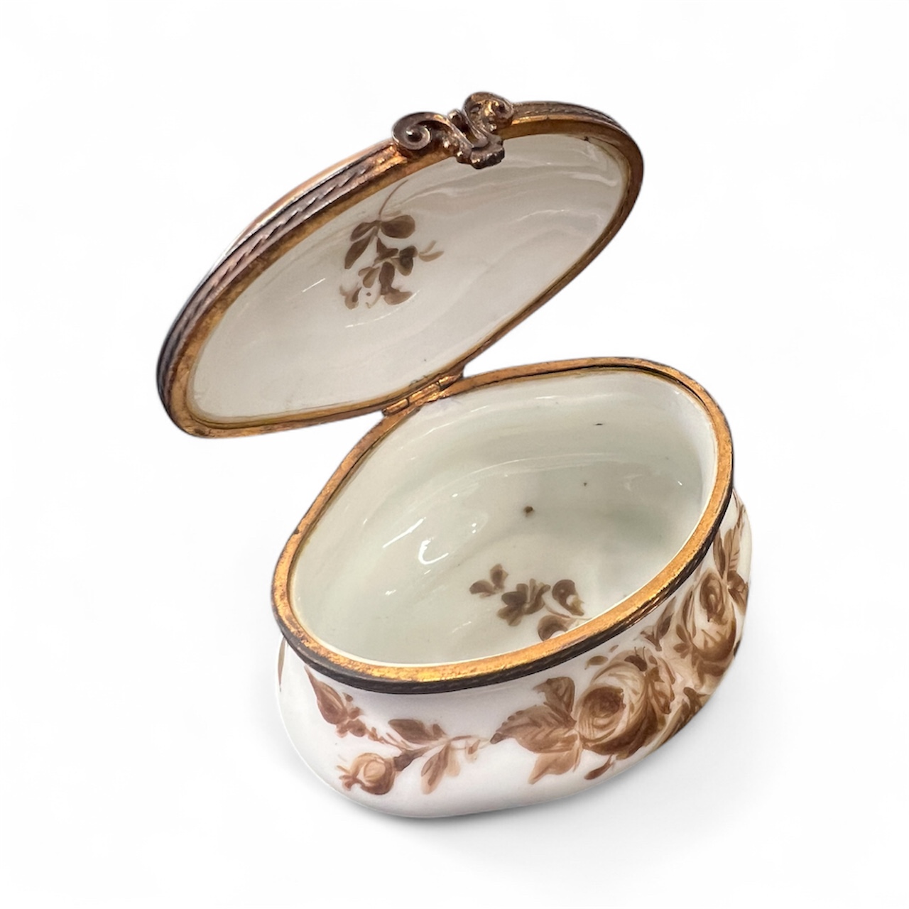 Porcelánová krabička,19. století