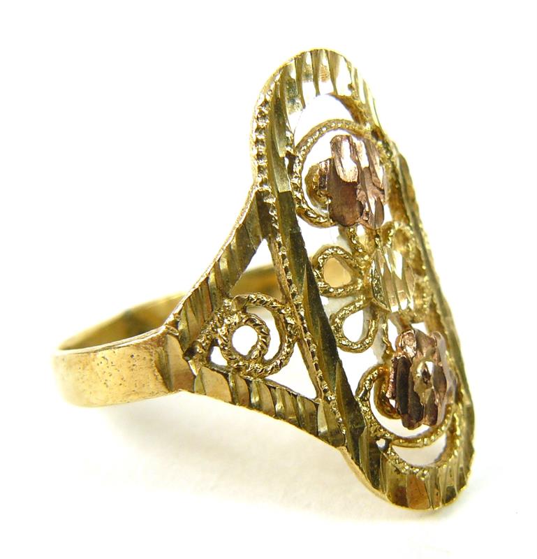 Starožitný zlatý prsten