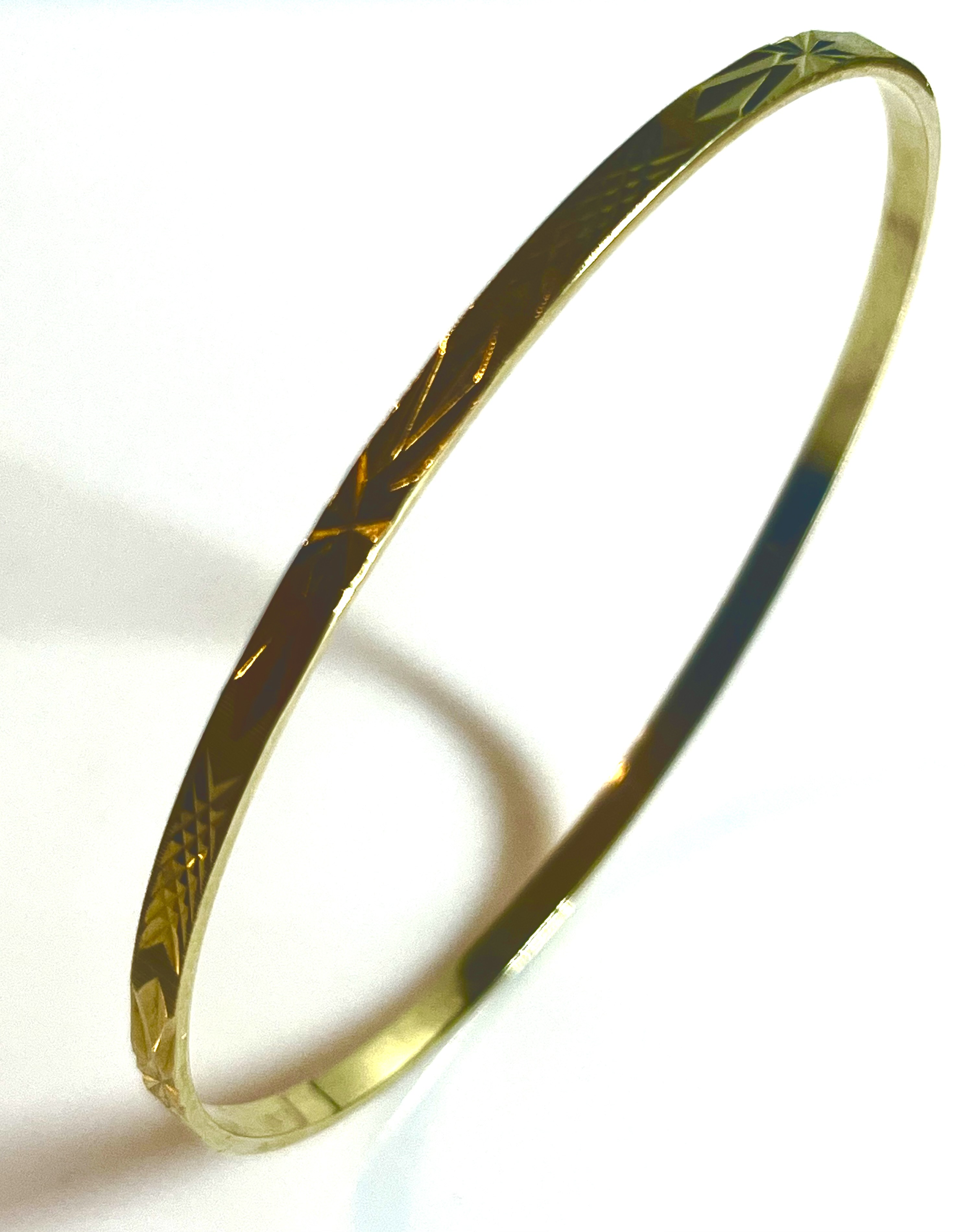 Zlatý náramek kruh – žluté zlato 14 karátů