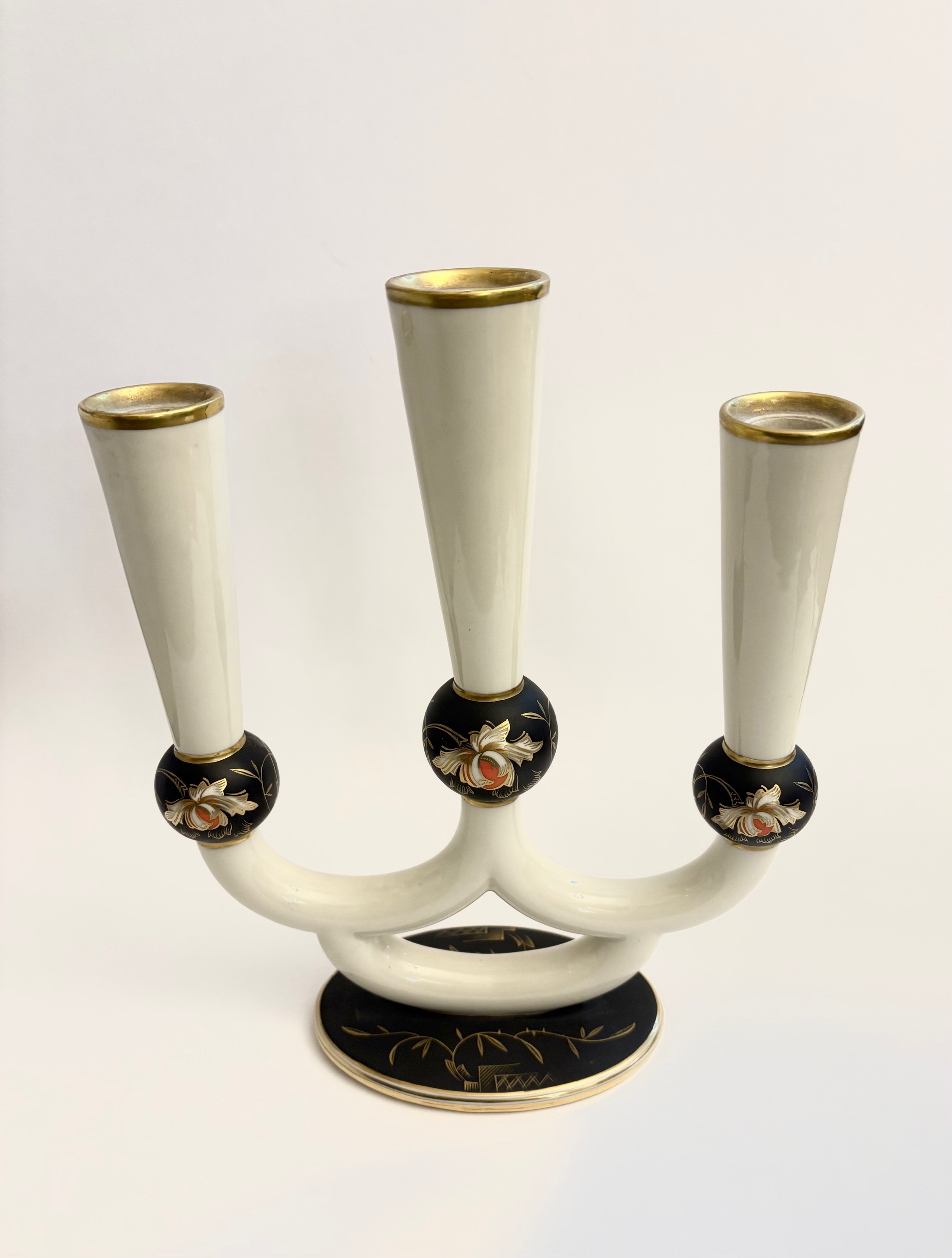 Porcelánový svícen Pirkenhammer