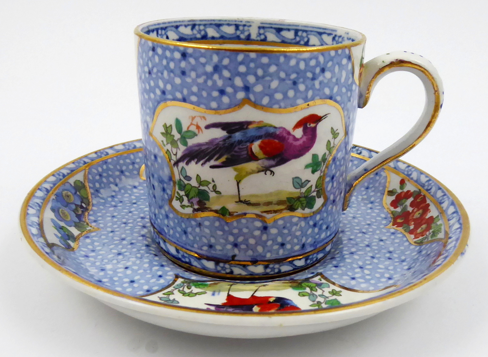Moka šálek s ptactvem – Booths, Stoke-on-Trent