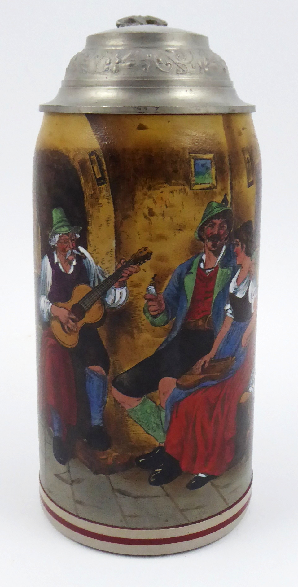 Keramický korbel – muzicírování