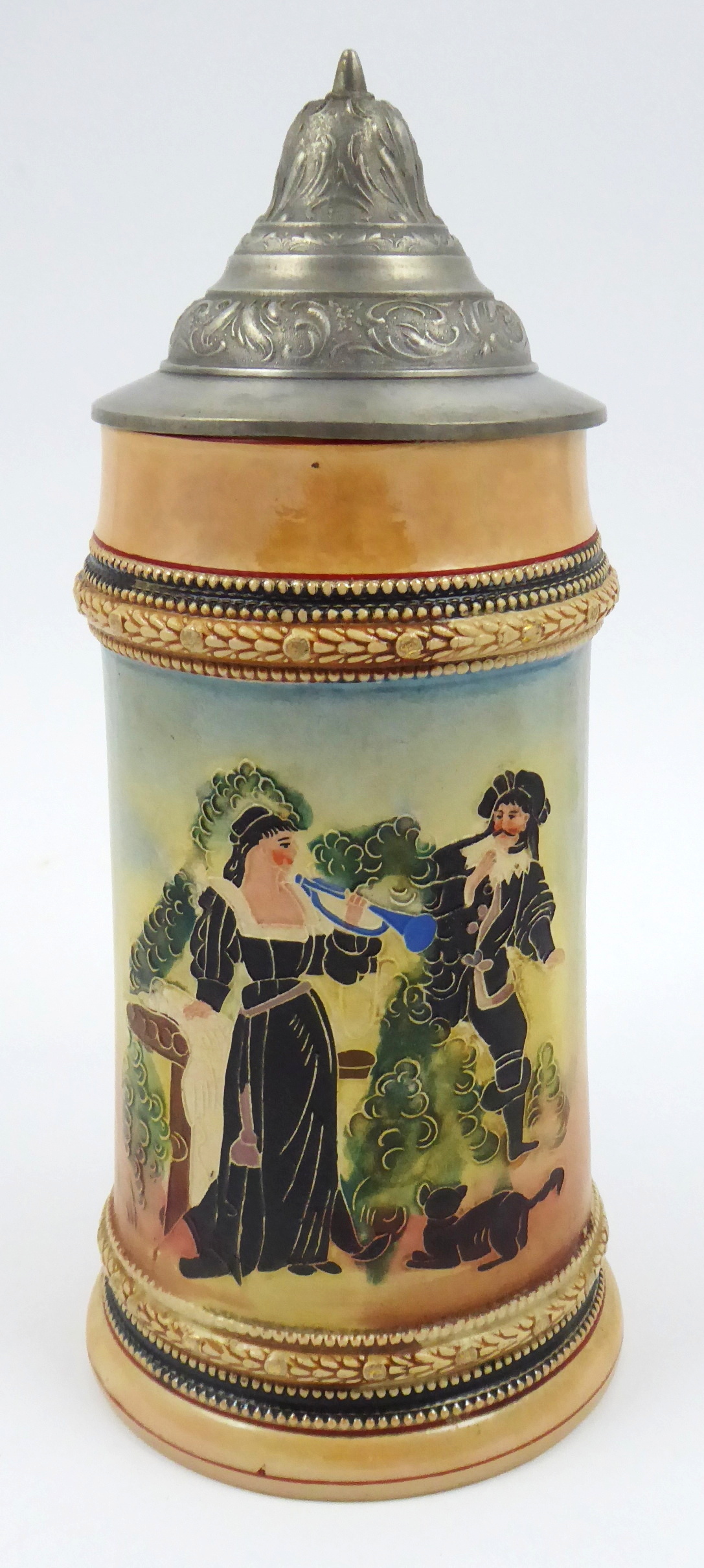 Korbel  s romanticky laškovnou scénou