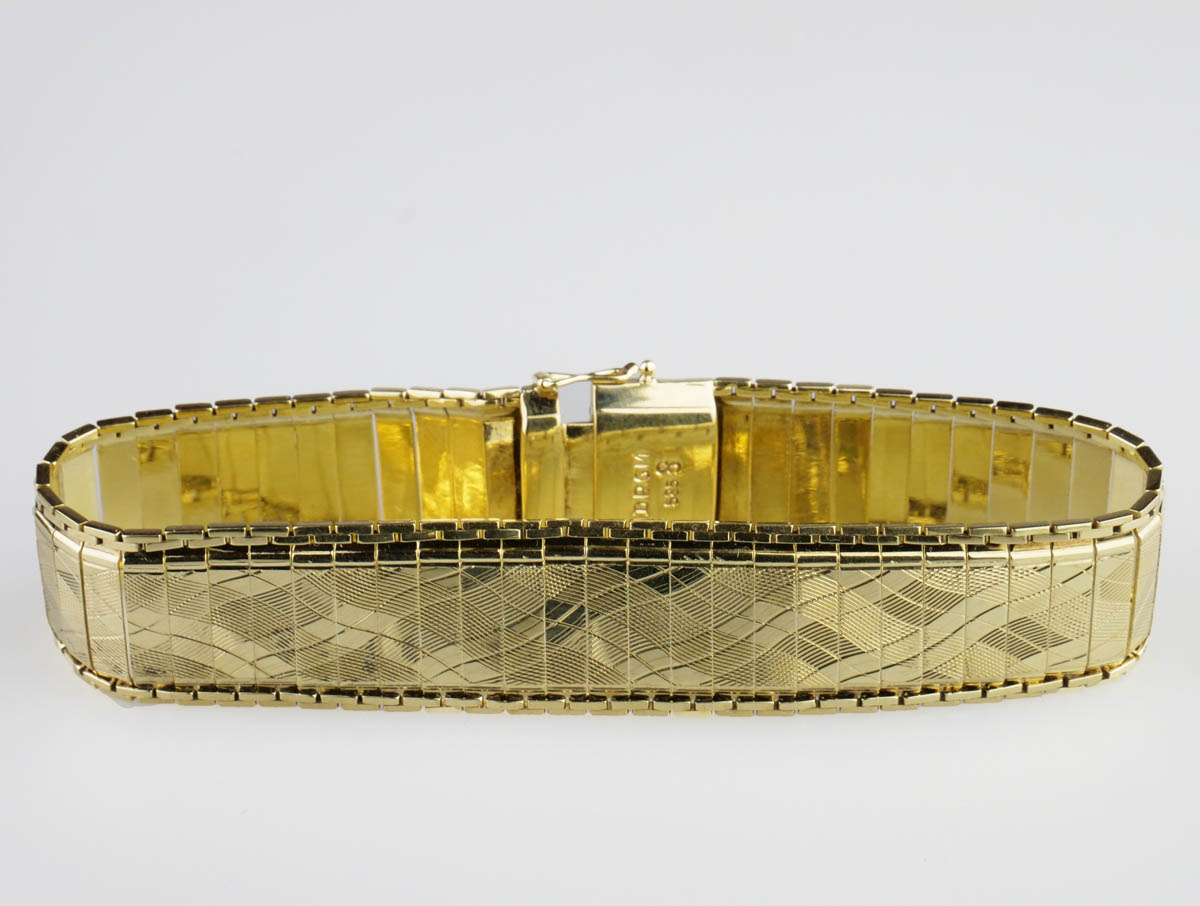 Zlatý článkový náramek /Réservé/